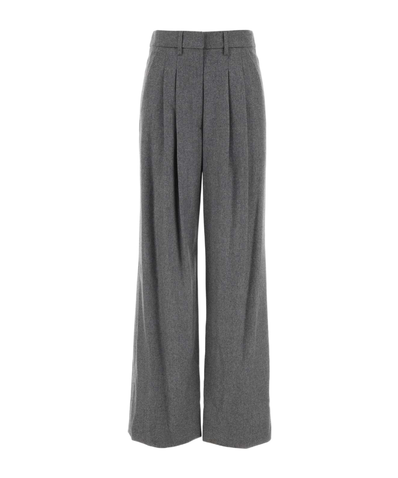Pt Torino Frakie Pants Macro Fancy Fancy Wool Stretch In Gray
