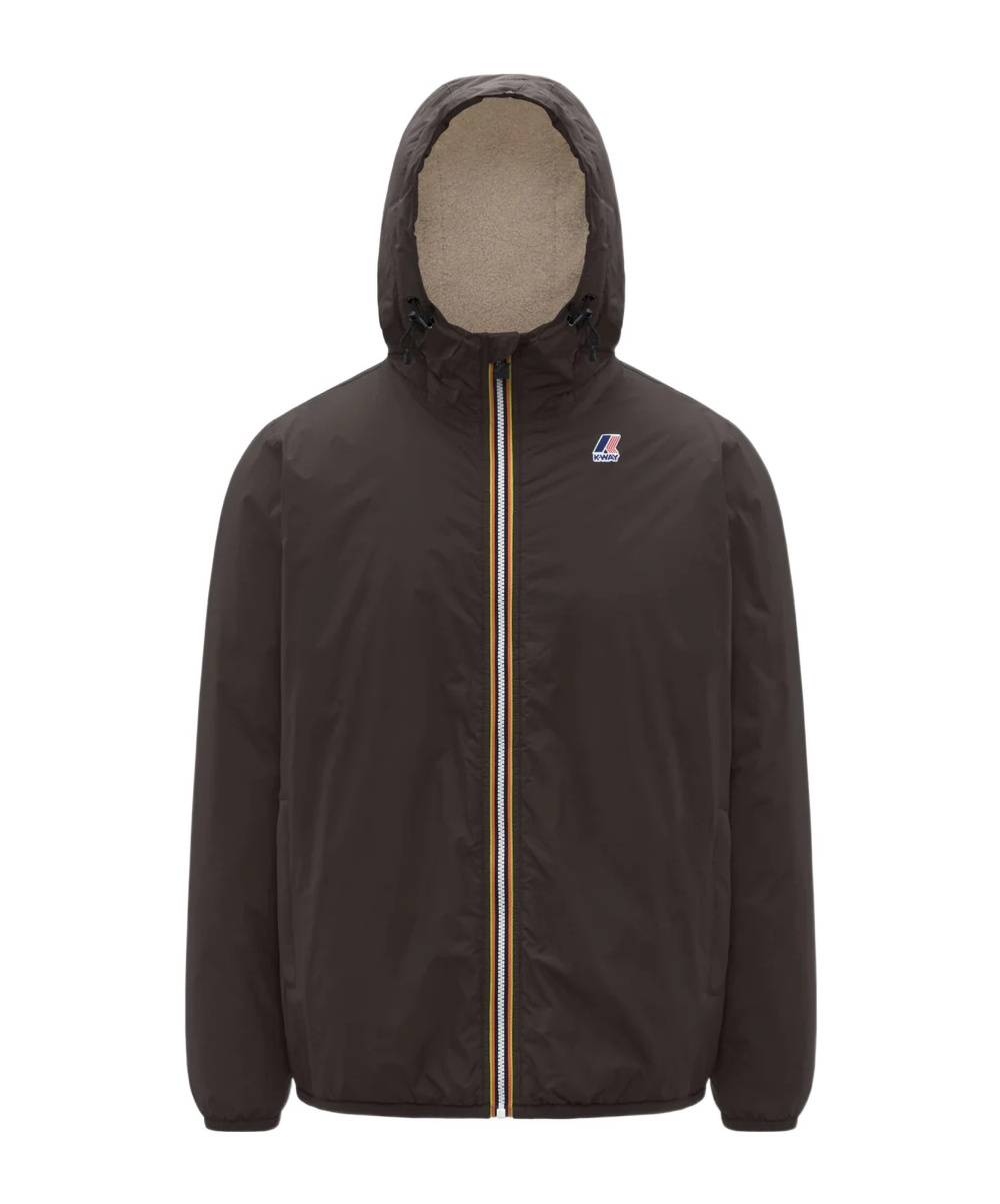 K-way Long-sleeved Jacket In Black