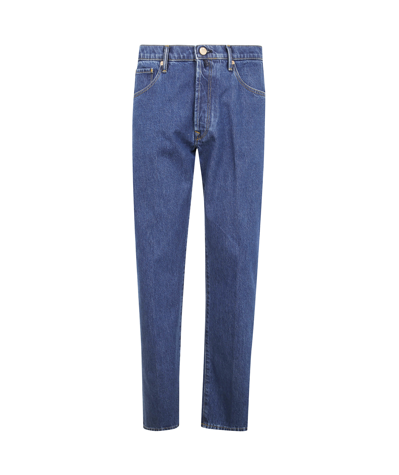 Incotex 5 Pockets Denim Stretch In Blue