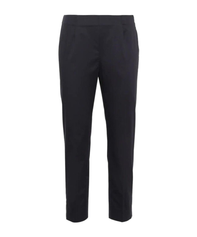 Peserico Dart-detailing Trousers In Animal Print