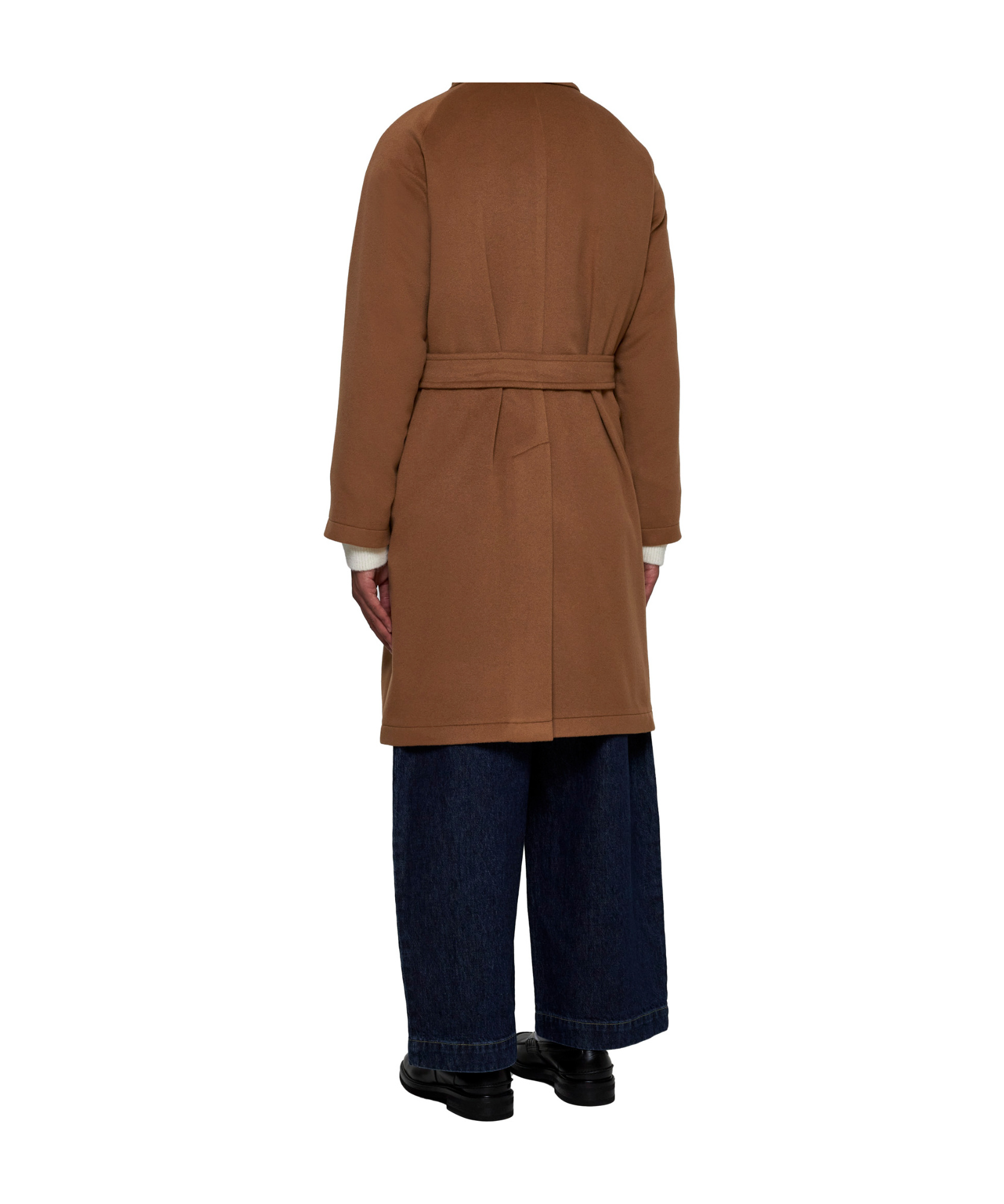 Shop Tagliatore Cashmere Coat In Brown