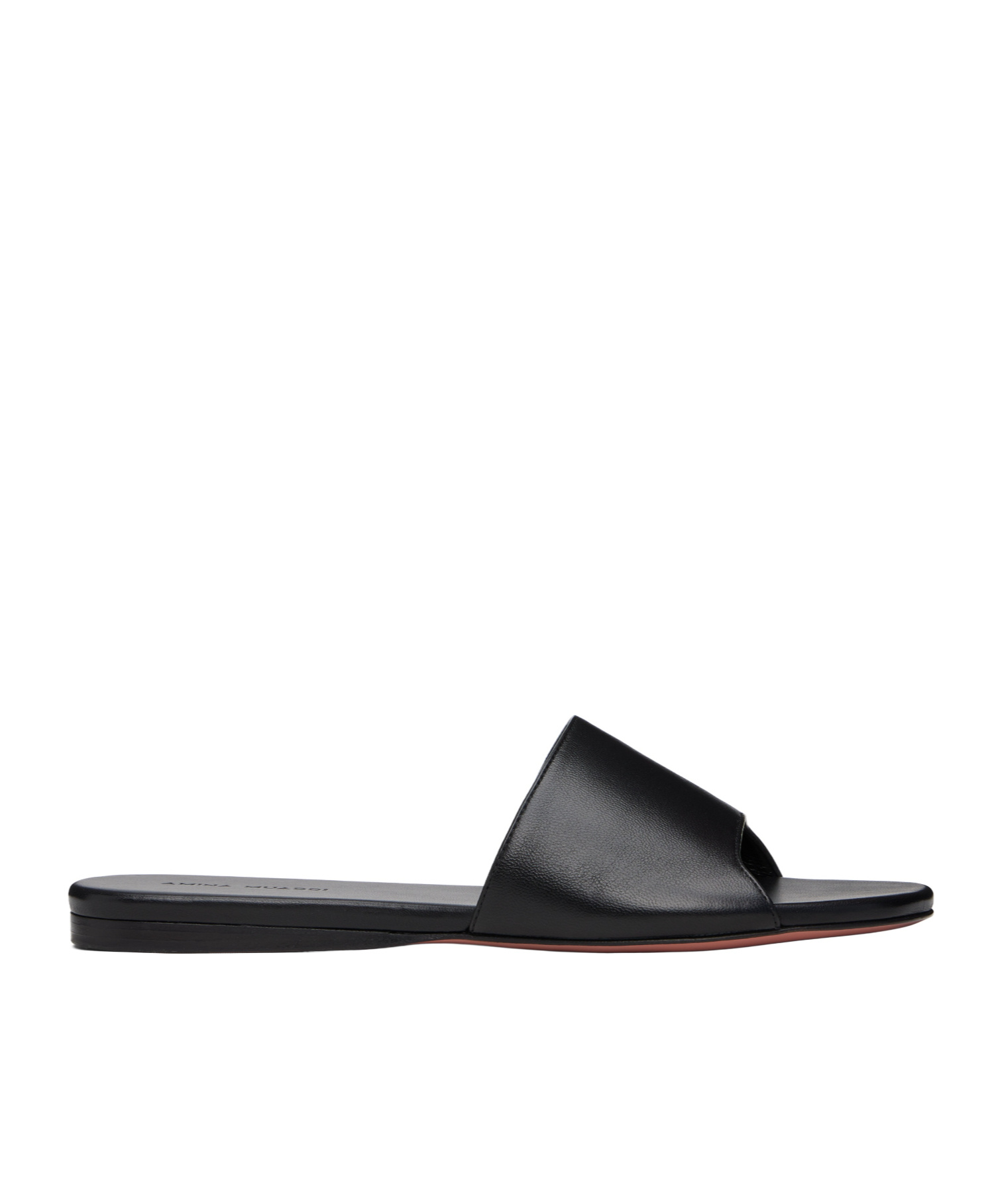 Amina Muaddi Bianca Slippers In Black