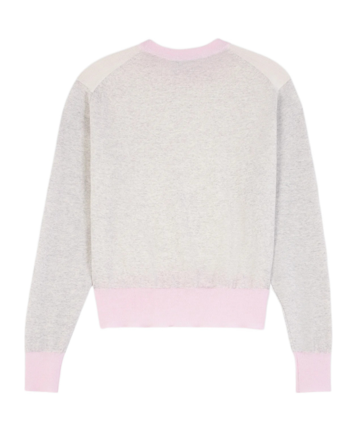 Maison Kitsuné Little Fox Collage Wool Sweater In White