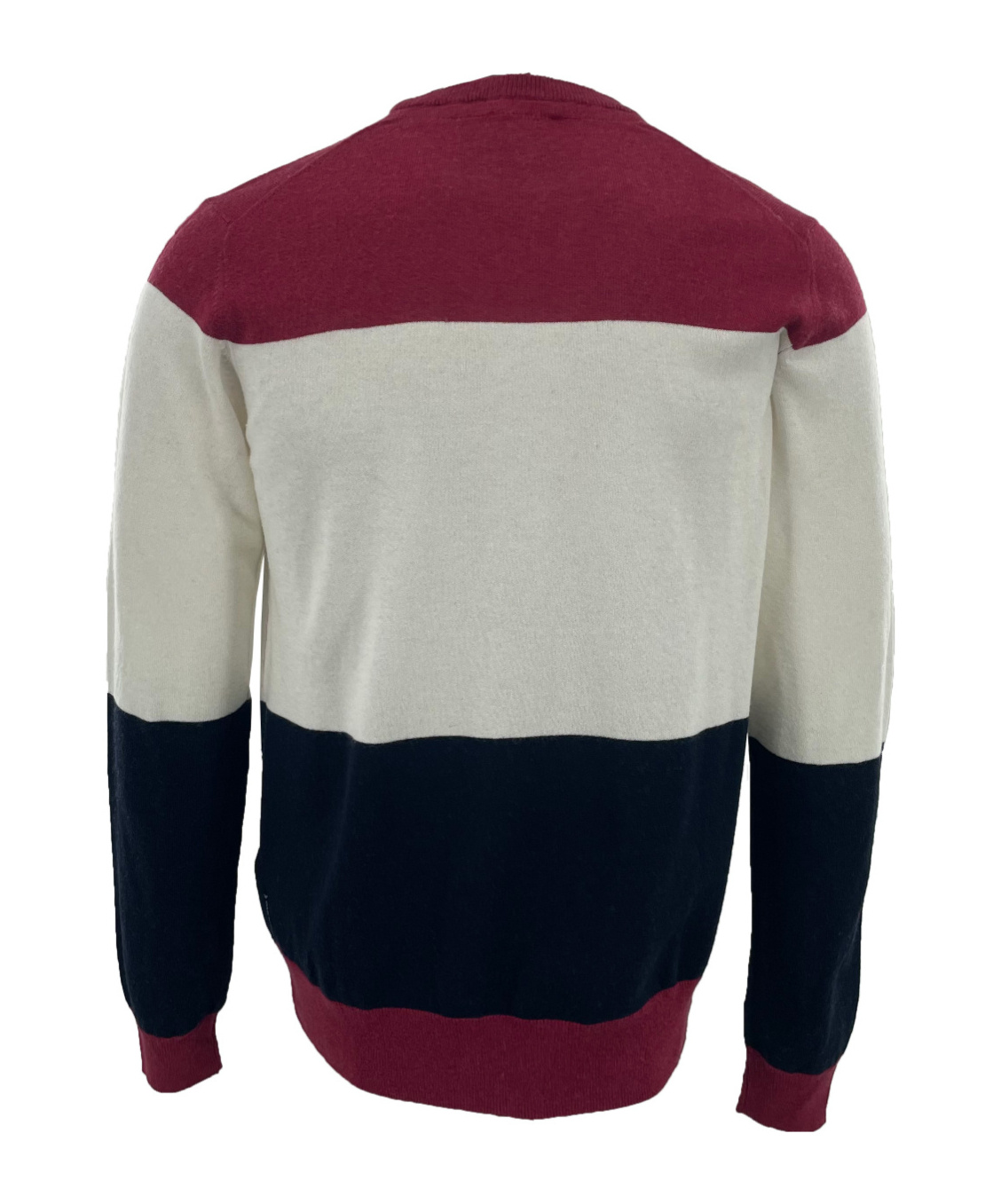 Armani Jeans Round-collar And Long-sleeved Sweater In Black