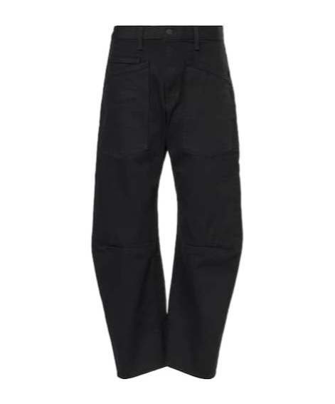 Nili Lotan Shon High-rise Barrel-leg Jeans In Multi