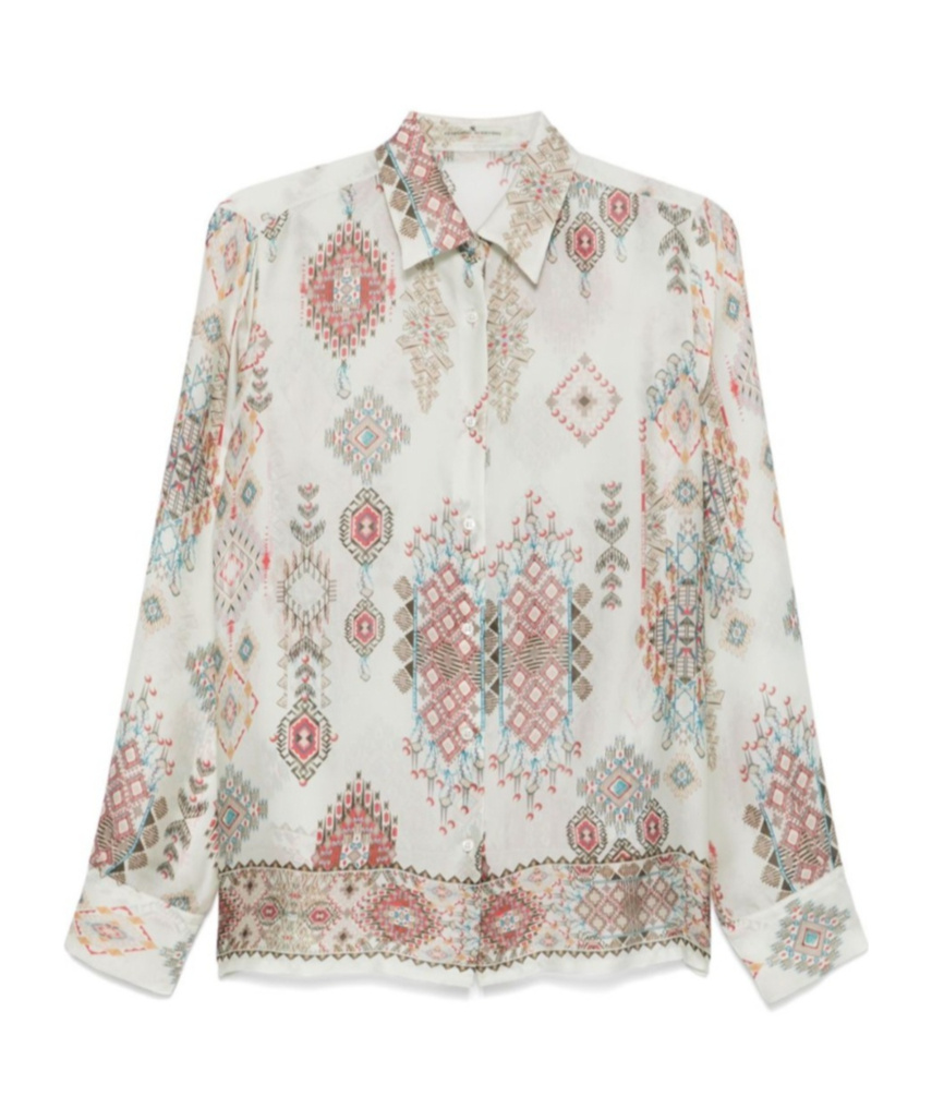 Ermanno Scervino Graphic-print Shirt In White