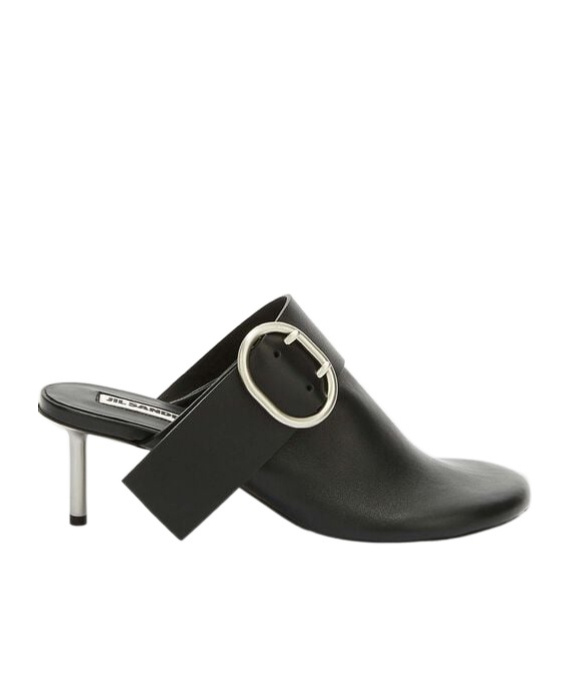 Jil Sander Mule Shoe In Black
