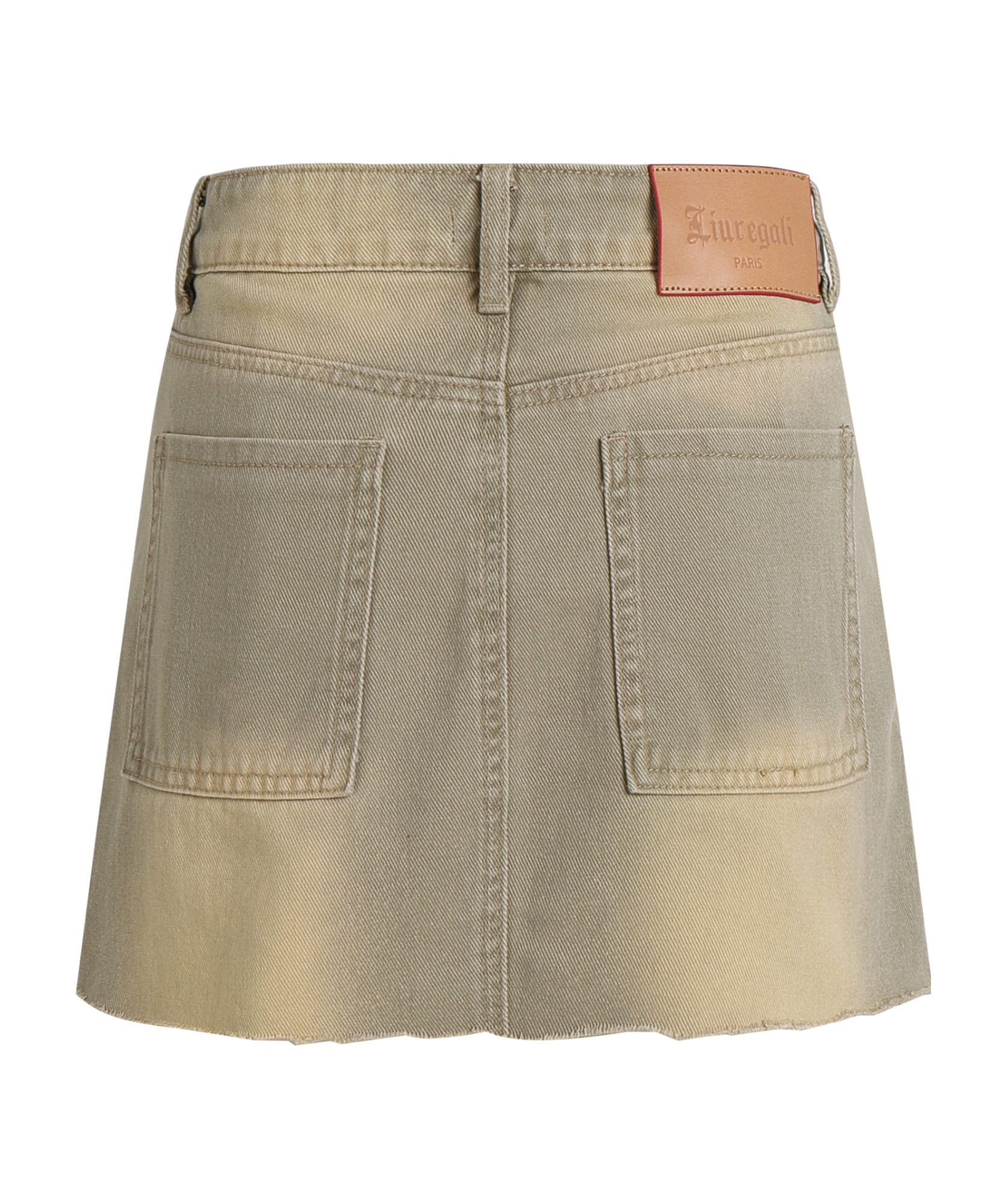 Liuregali Making Old Denim Skirts In Nude