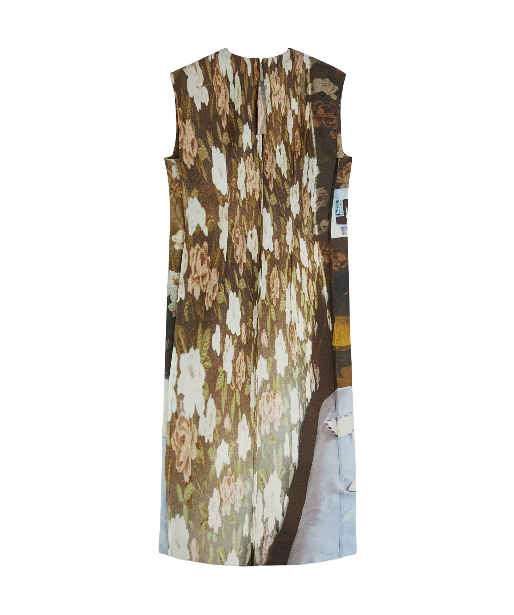 Jil Sander Printed Dress In Multicolor