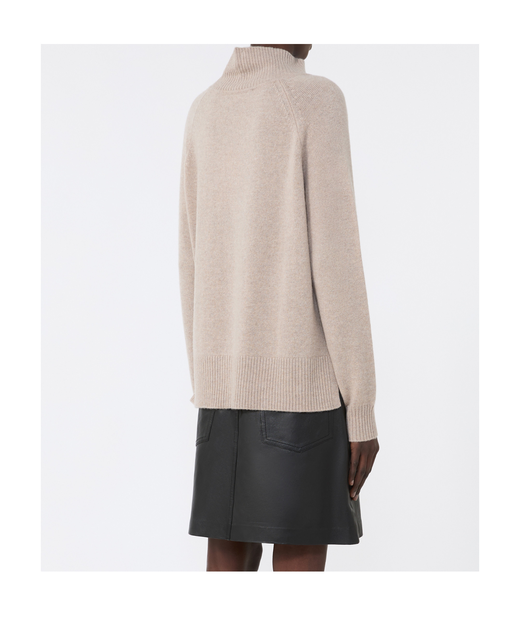 Weekend Max Mara Turtleneck Sweater In Nude