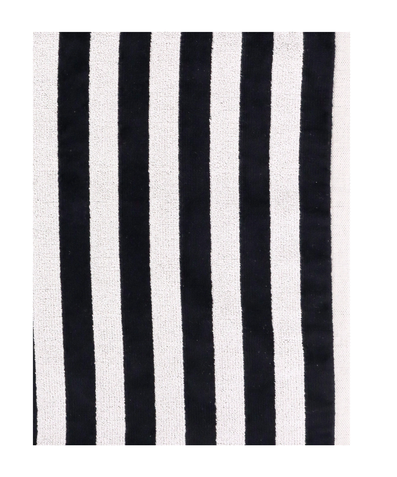 Ami Alexandre Mattiussi Striped Beach Towel In Black