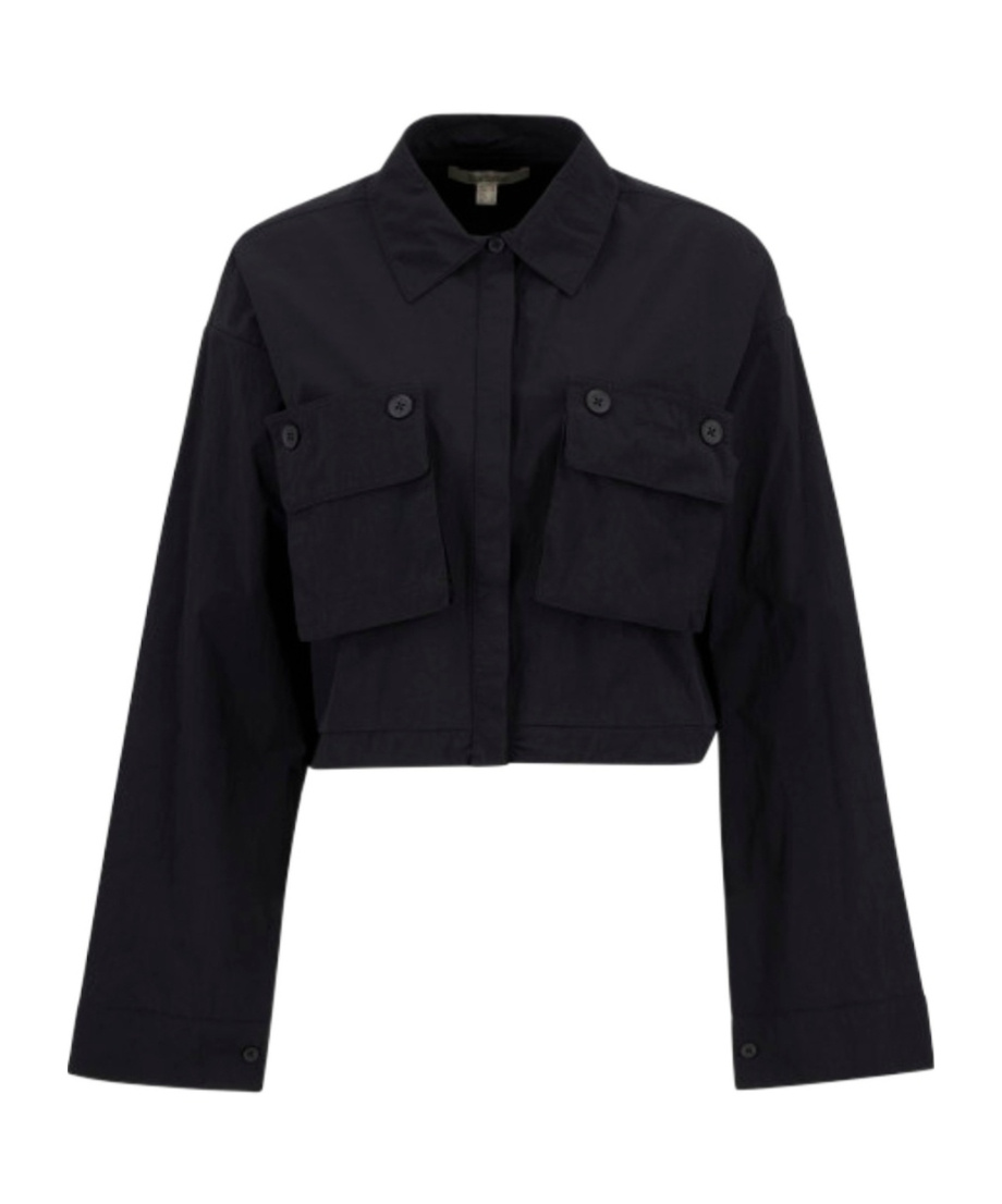 Barbour Klara Cropped Shirt In Black