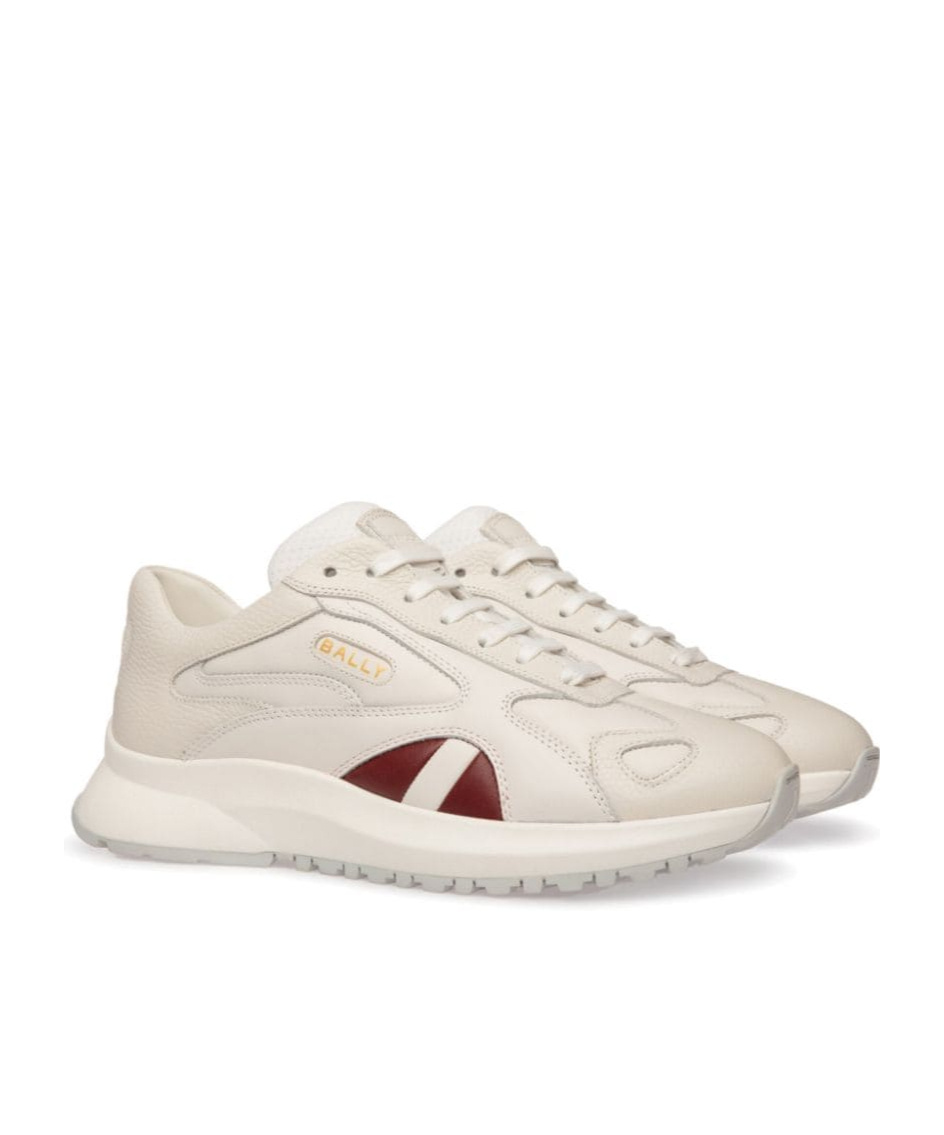 Bally Lace-up Low-cut Sneakers In White