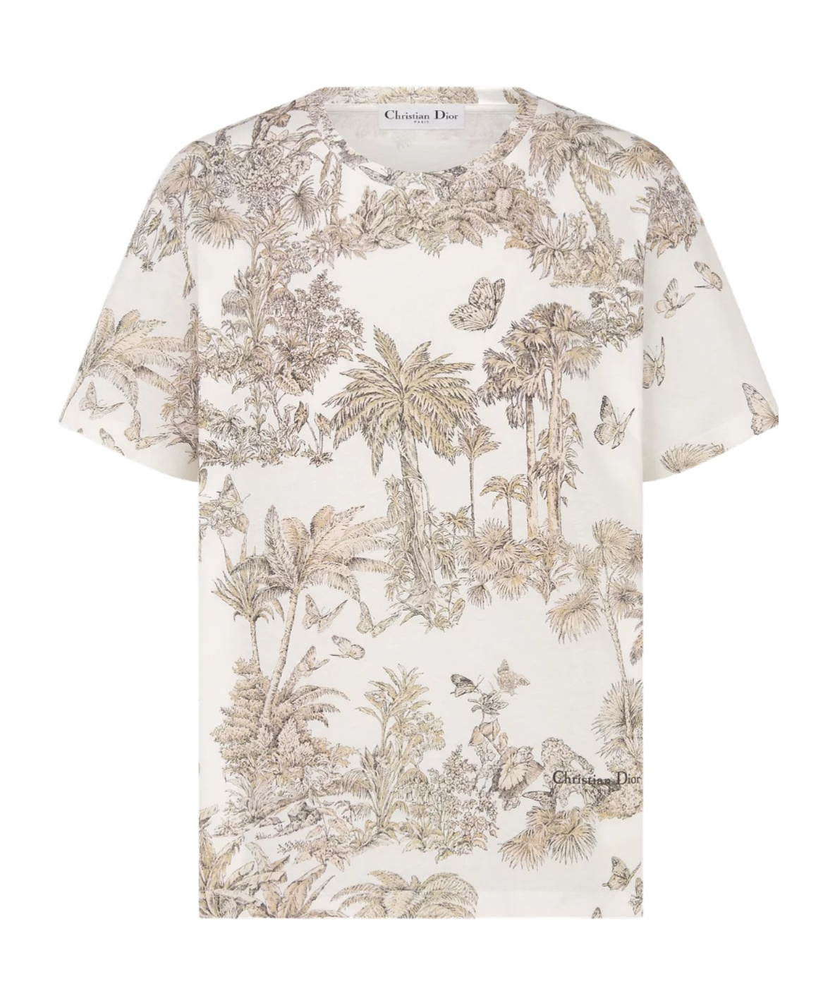 Dior Iviera T-shirt In Nude