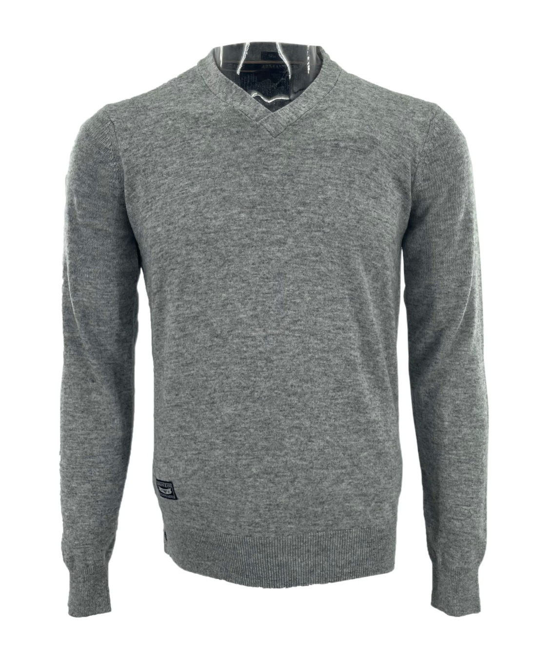 ARMANI JEANS V-NECK LONG-SLEEVED SWEATER