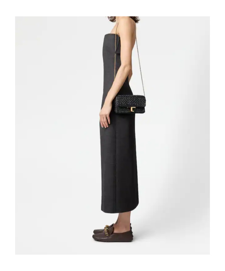 TOD'S LOGO-PLAQUE CROSSBODY BAG 