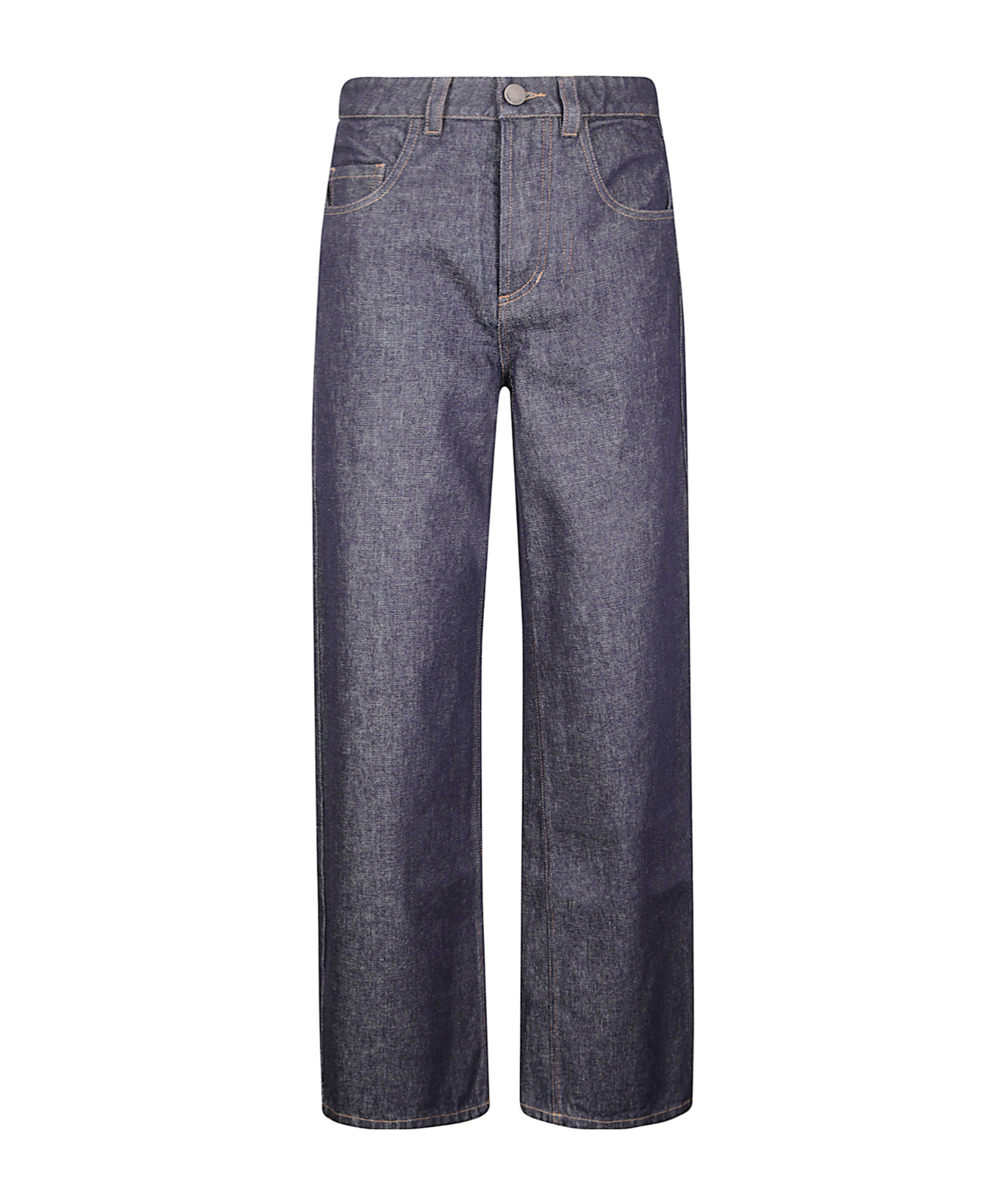 Uma Wang Patch-pocket Straight-leg Trousers In Purple