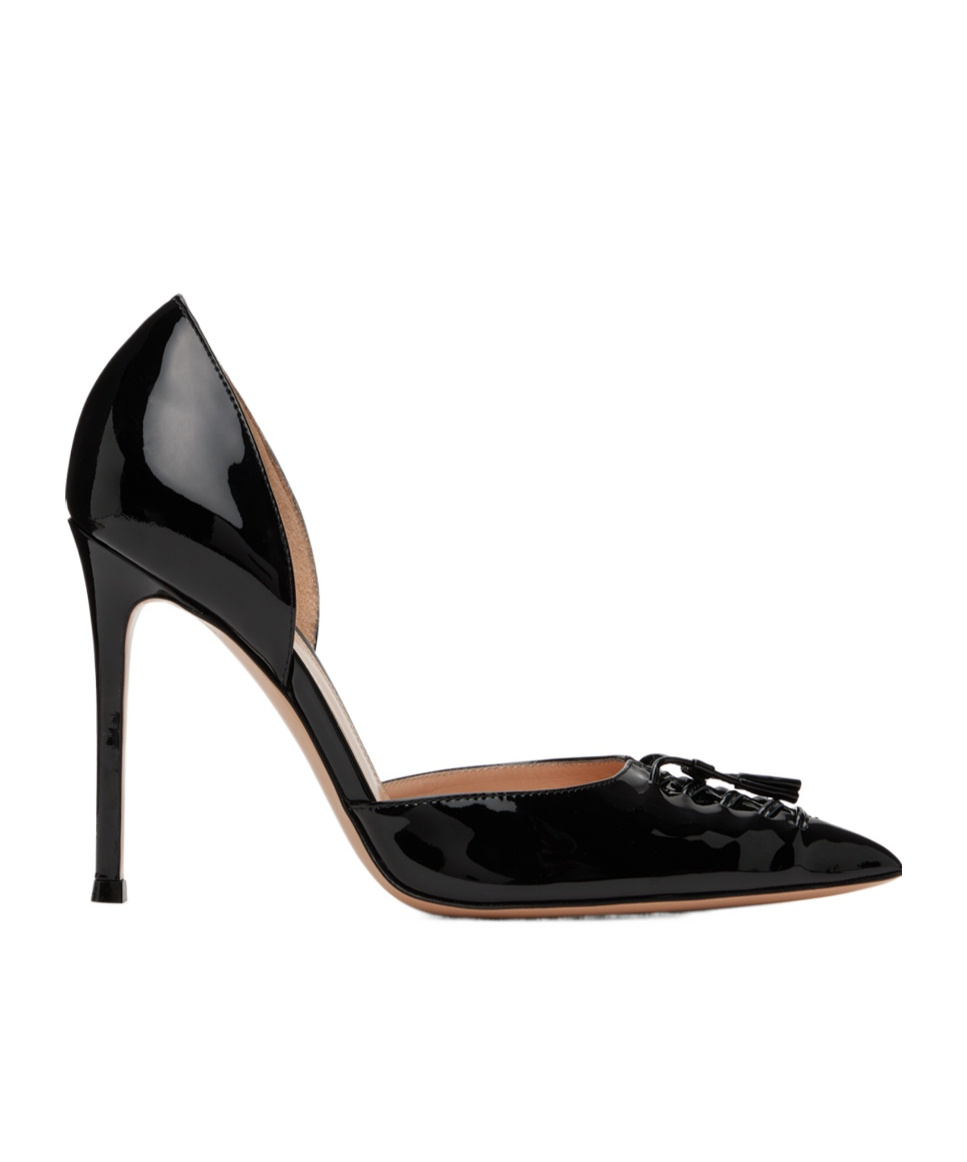 Shop Gianvito Rossi Avril Pointed High Heels In Black