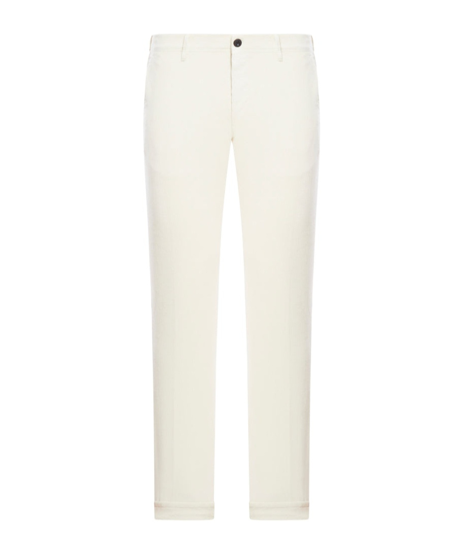 Incotex Belt Loops Slacks In White