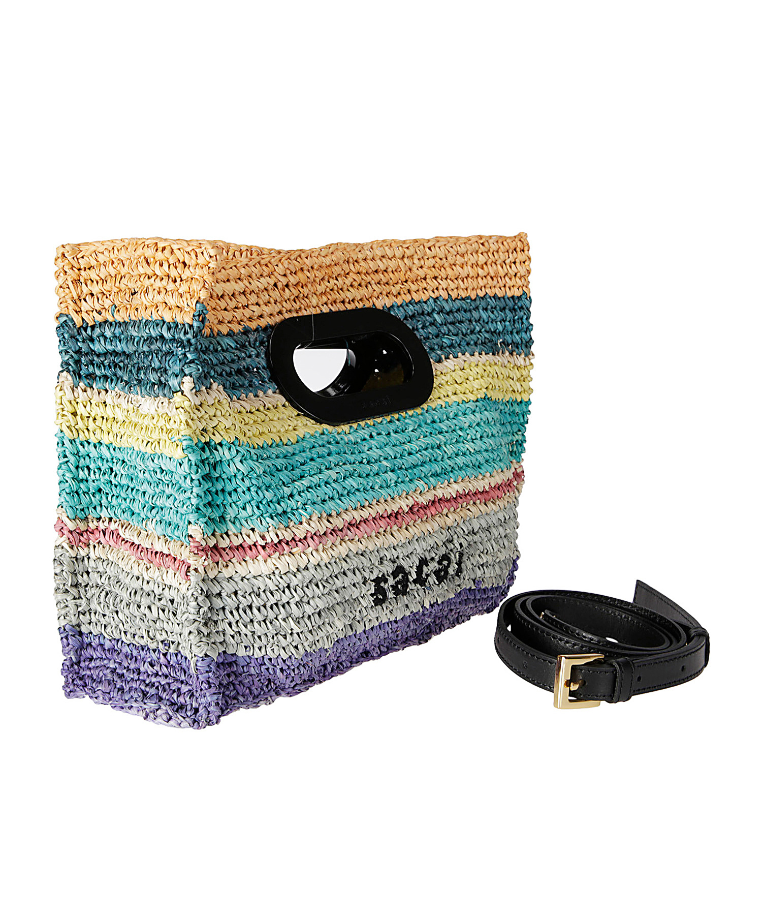 Sacai Small New Shopper Tote Bag In Multicolor
