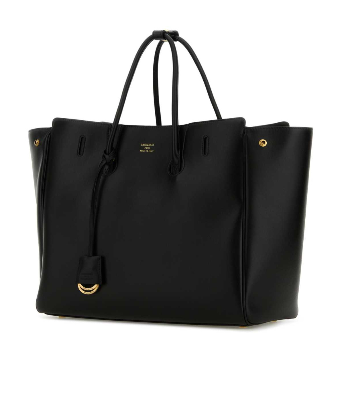 Balenciaga Carry All Hampton Handbags Black In Black