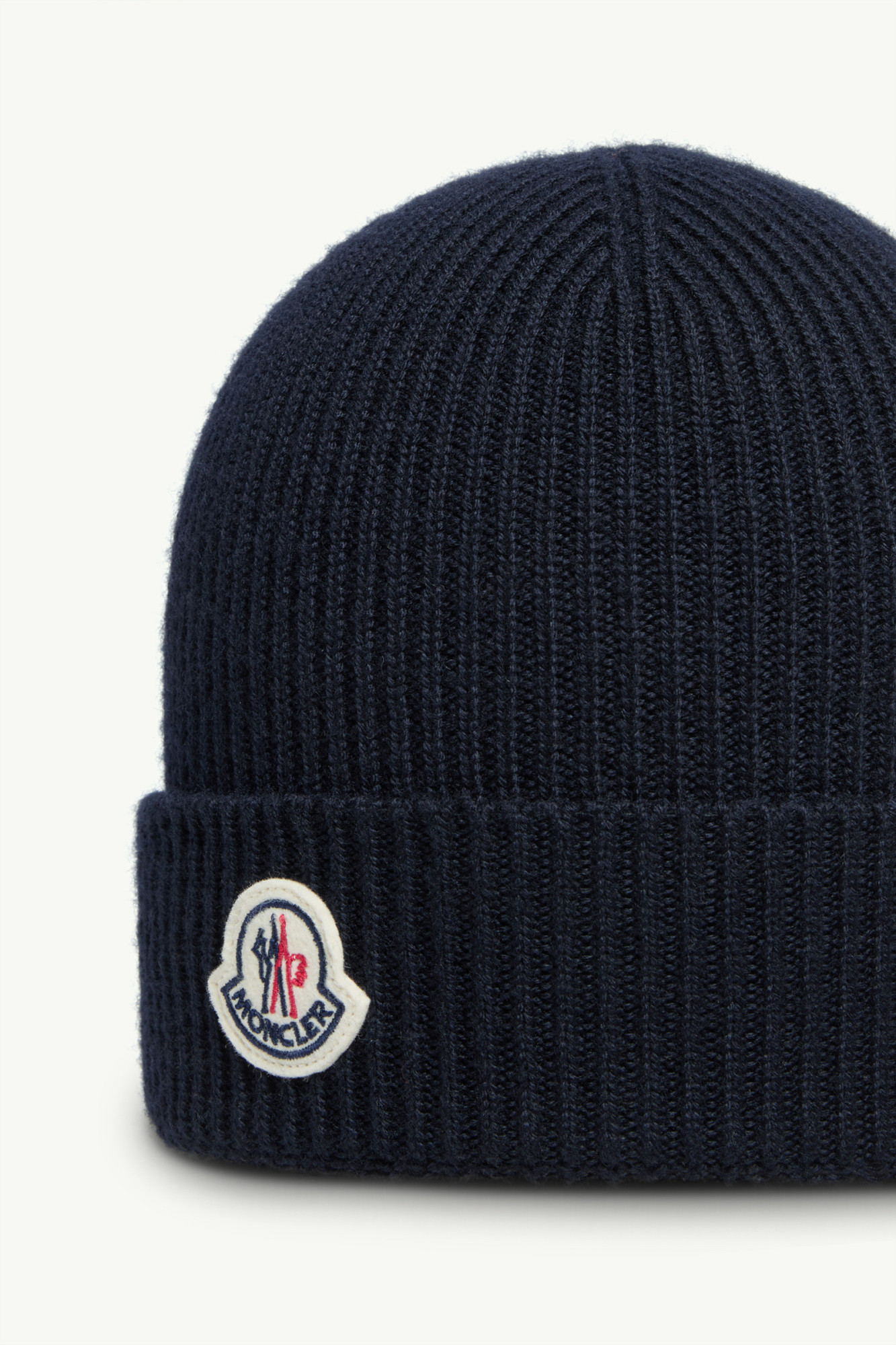 Moncler Wool And Cashmere Hat In Black