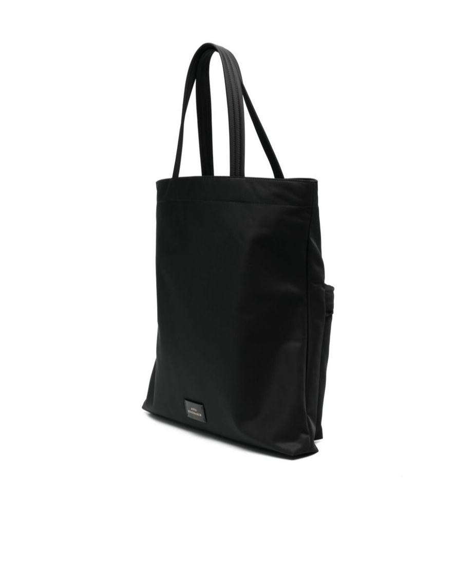Anya Hindmarch Women Black Nylon Eyes Shopping Bag