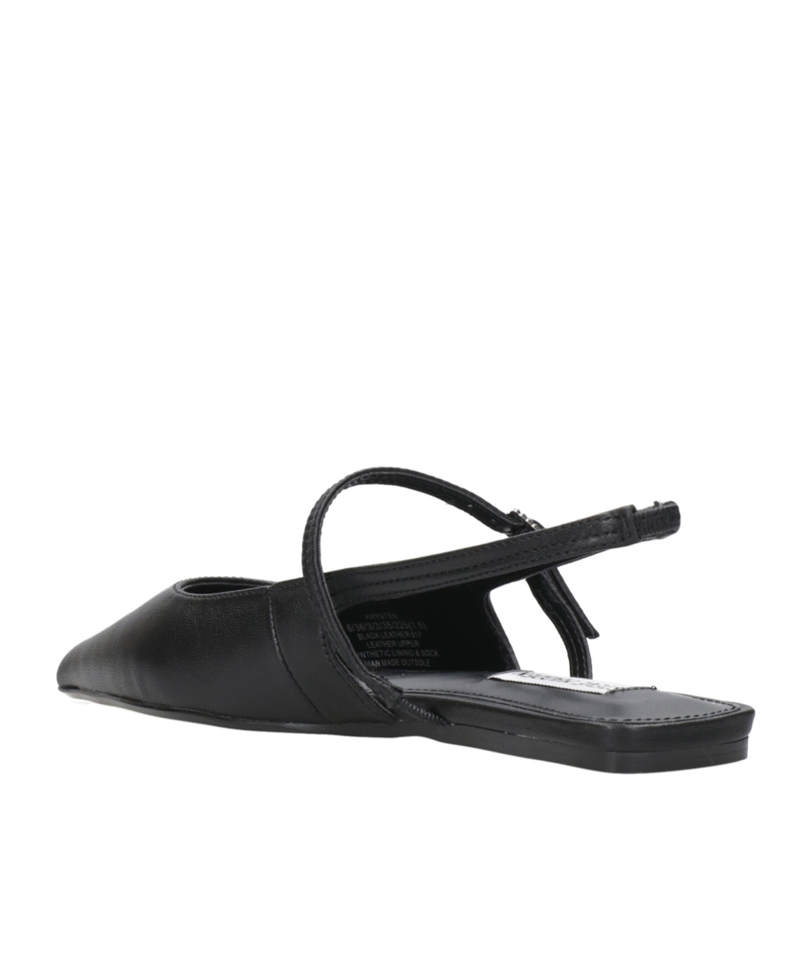 STEVE MADDEN POINTED OPEN-HEEL FLATS 