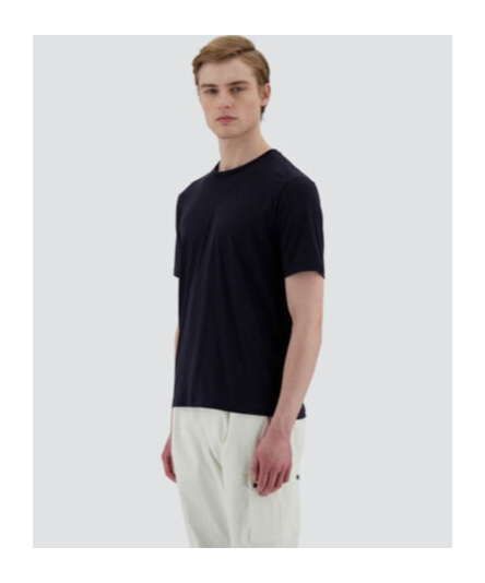 Herno T-shirt In Superfine Cotton Stretch And Light Scuba In Multi