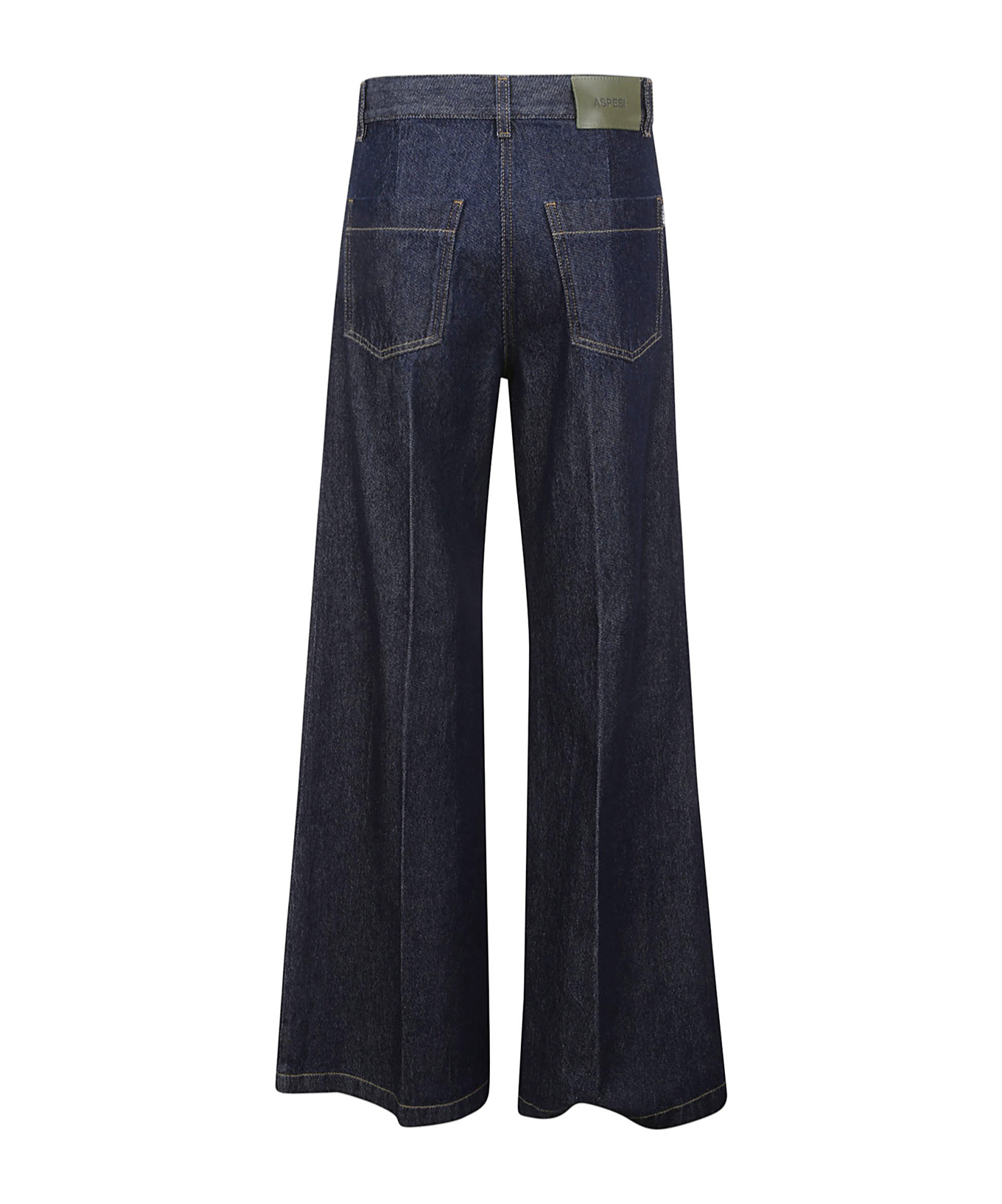Aspesi High-waisted Wide-leg Jeans With Flared Silhouette