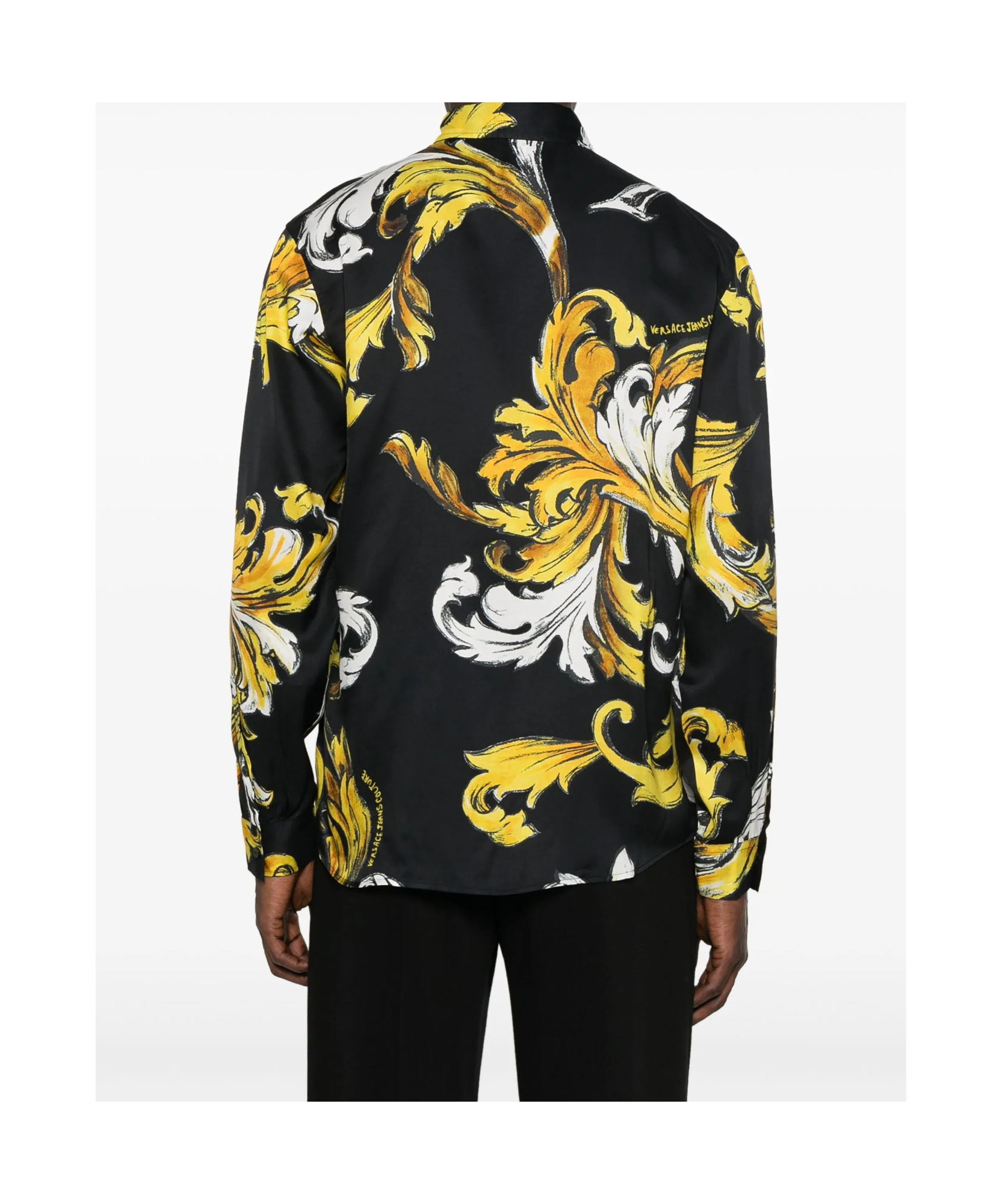 Versace Jeans Couture All Over Shirt Black In Black