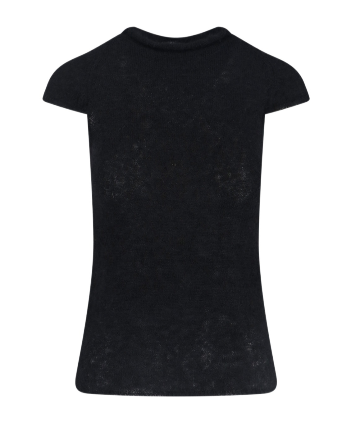 Paloma Wool Crew Neck Short-sleeved Sweater In Black