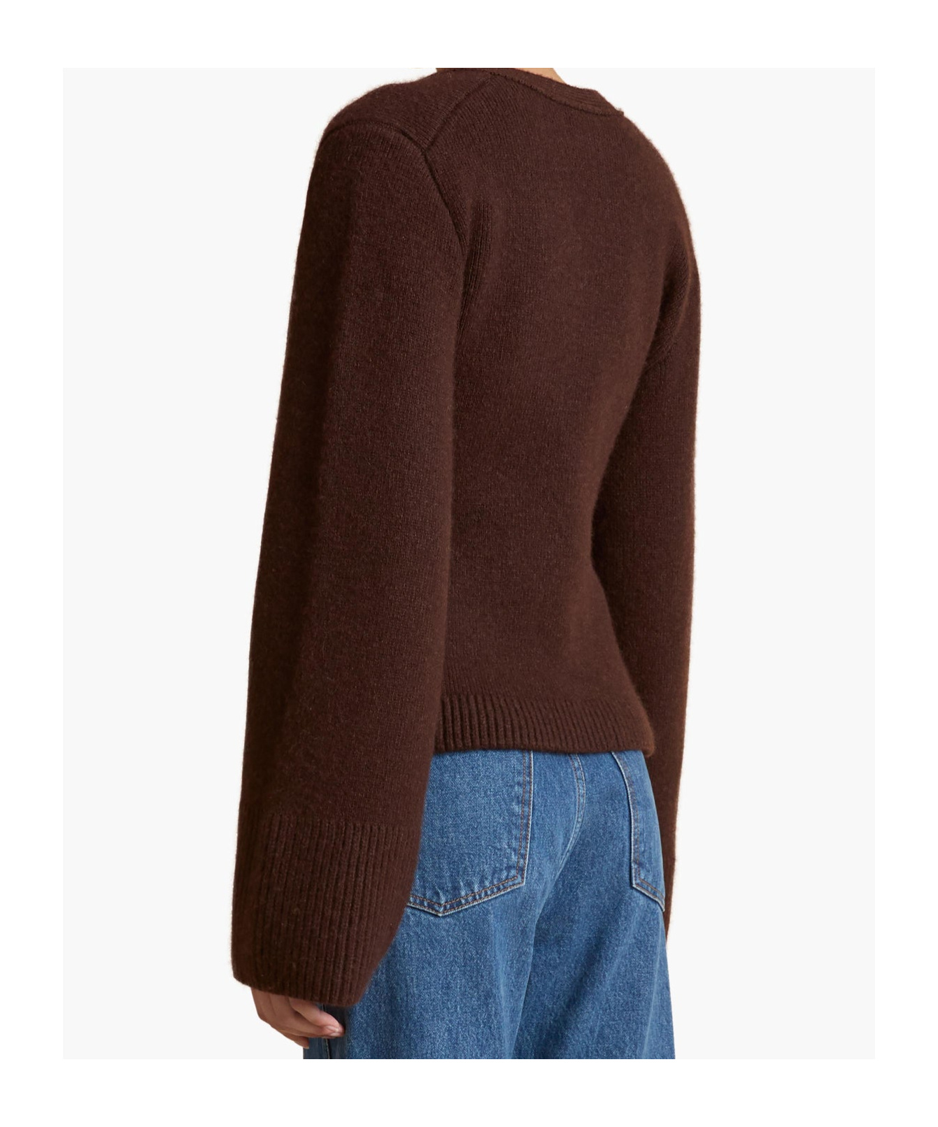 Khaite Scarlet Cashmere Cardigan In Black