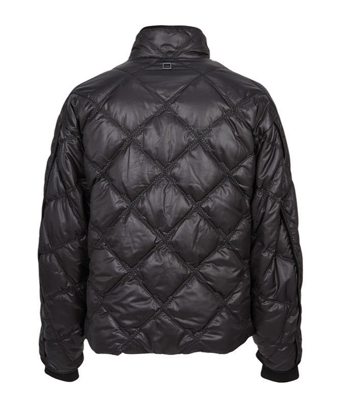 Wooyoungmi Logo Quilted Jacket In Black