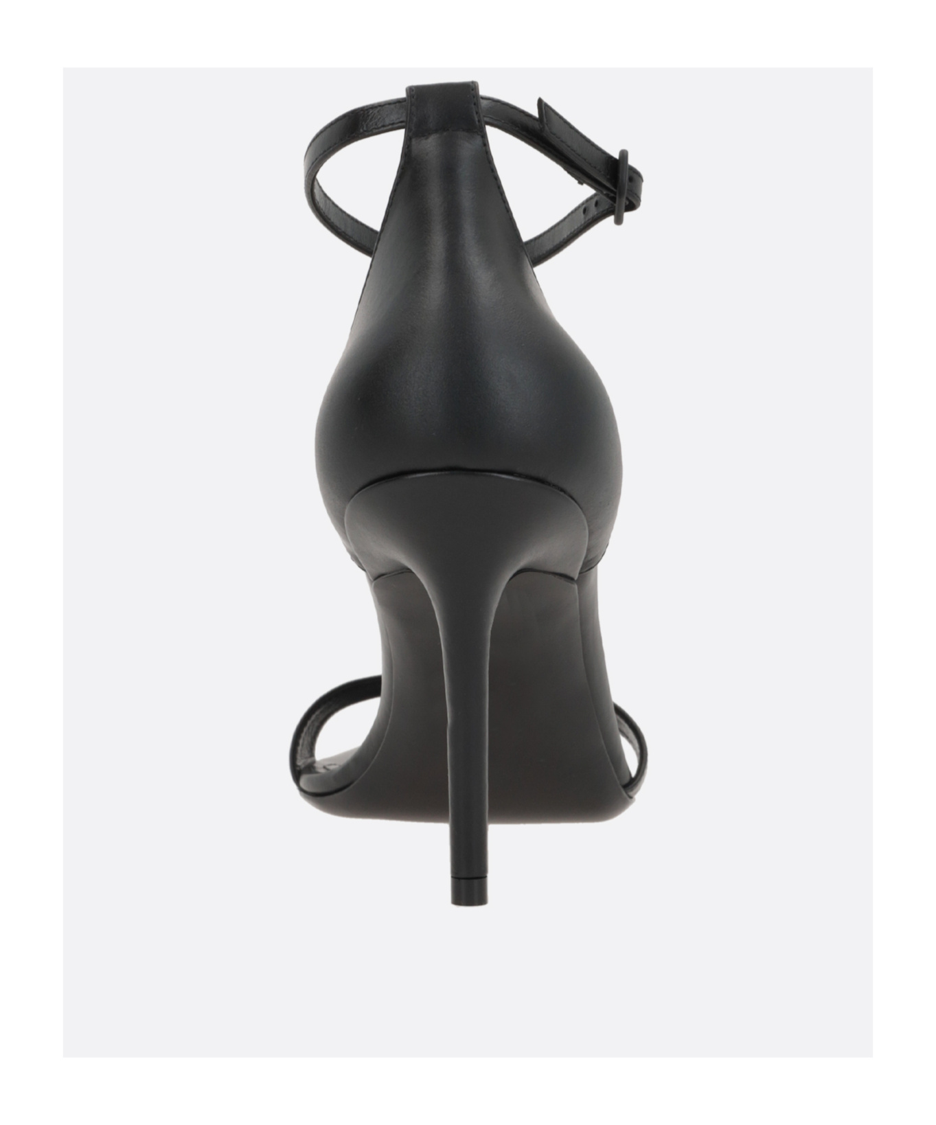 Balenciaga Honey Sandals In Black Leather In Black