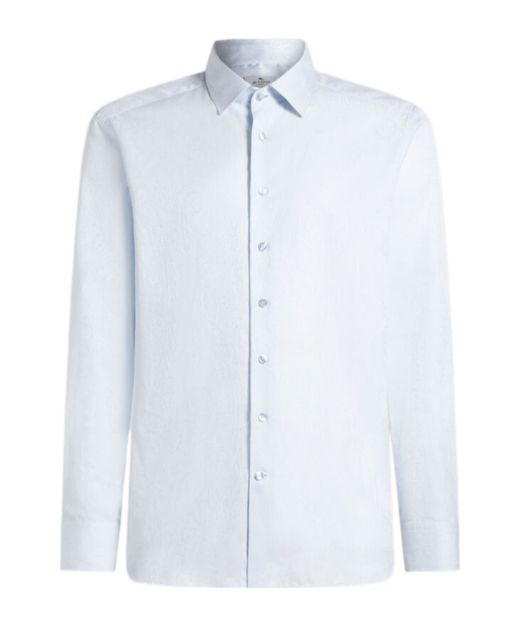 Etro Long-sleeved Shirt In White