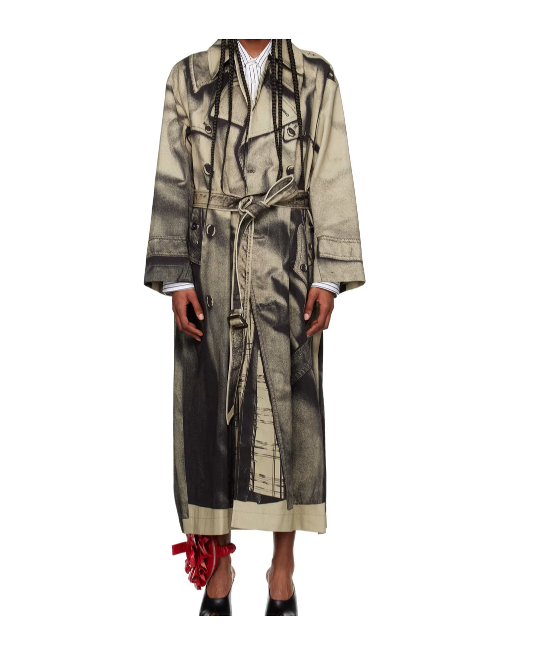 Jean Paul Gaultier 'the Trompe-lœil' Trench Coat