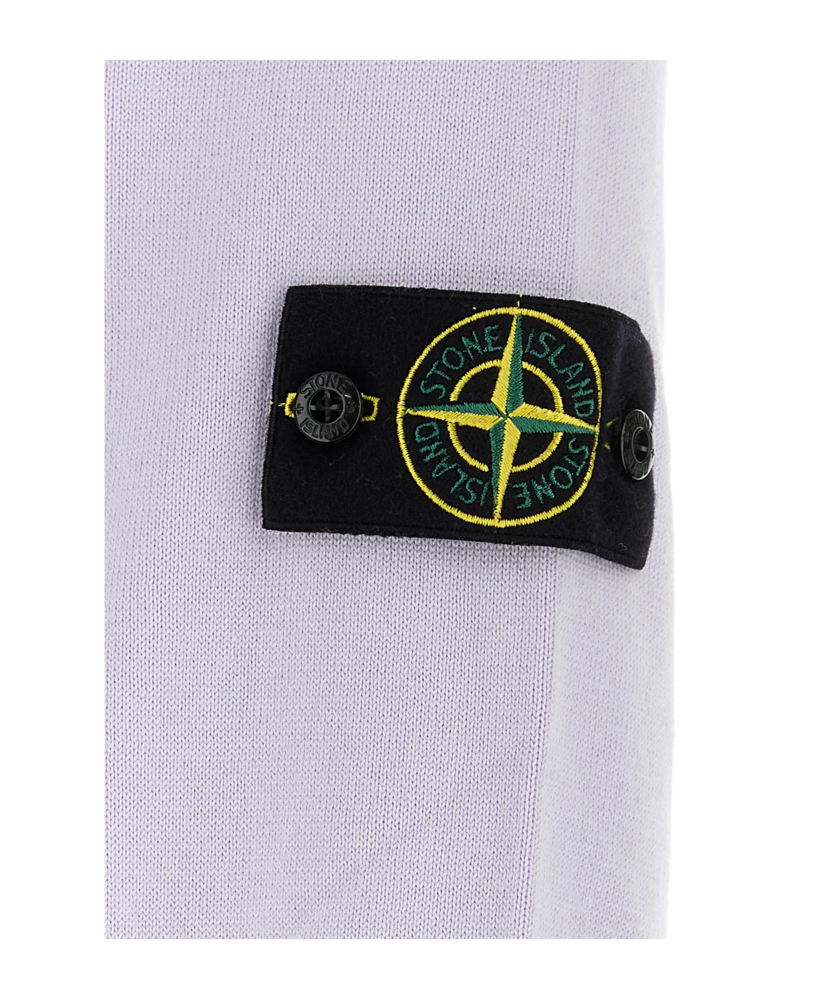Stone Island Maglione In Cotone Lilla  Uomo