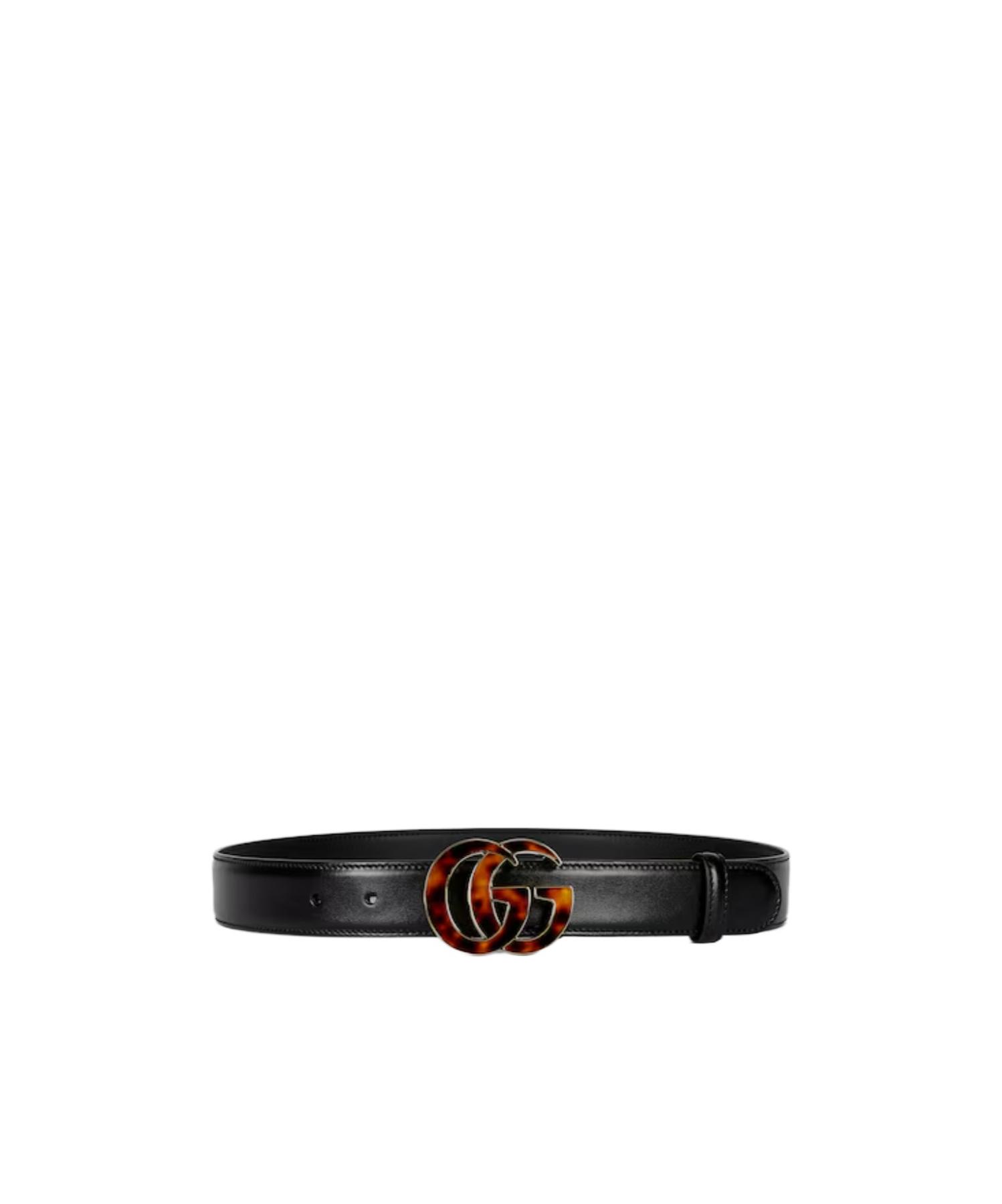 Gucci Gg Marmont Leather Belt In Black