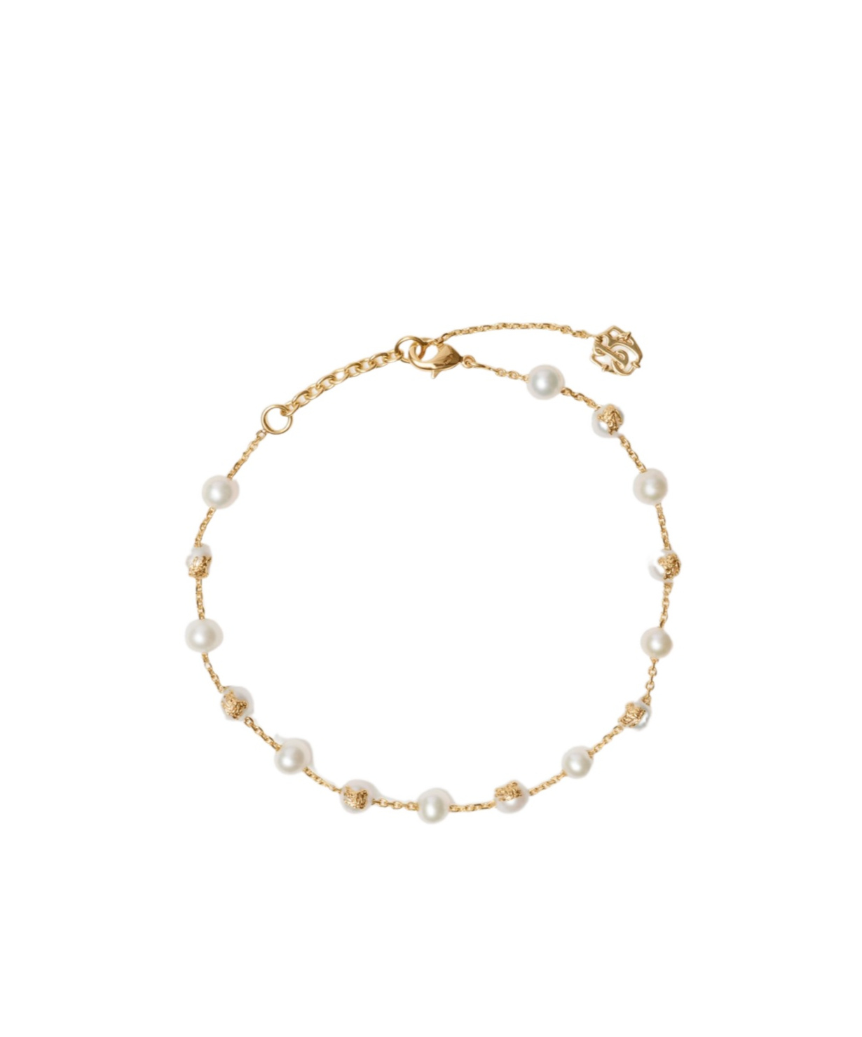 Burberry Spherical Pearl Bracelet In Gold/pearl