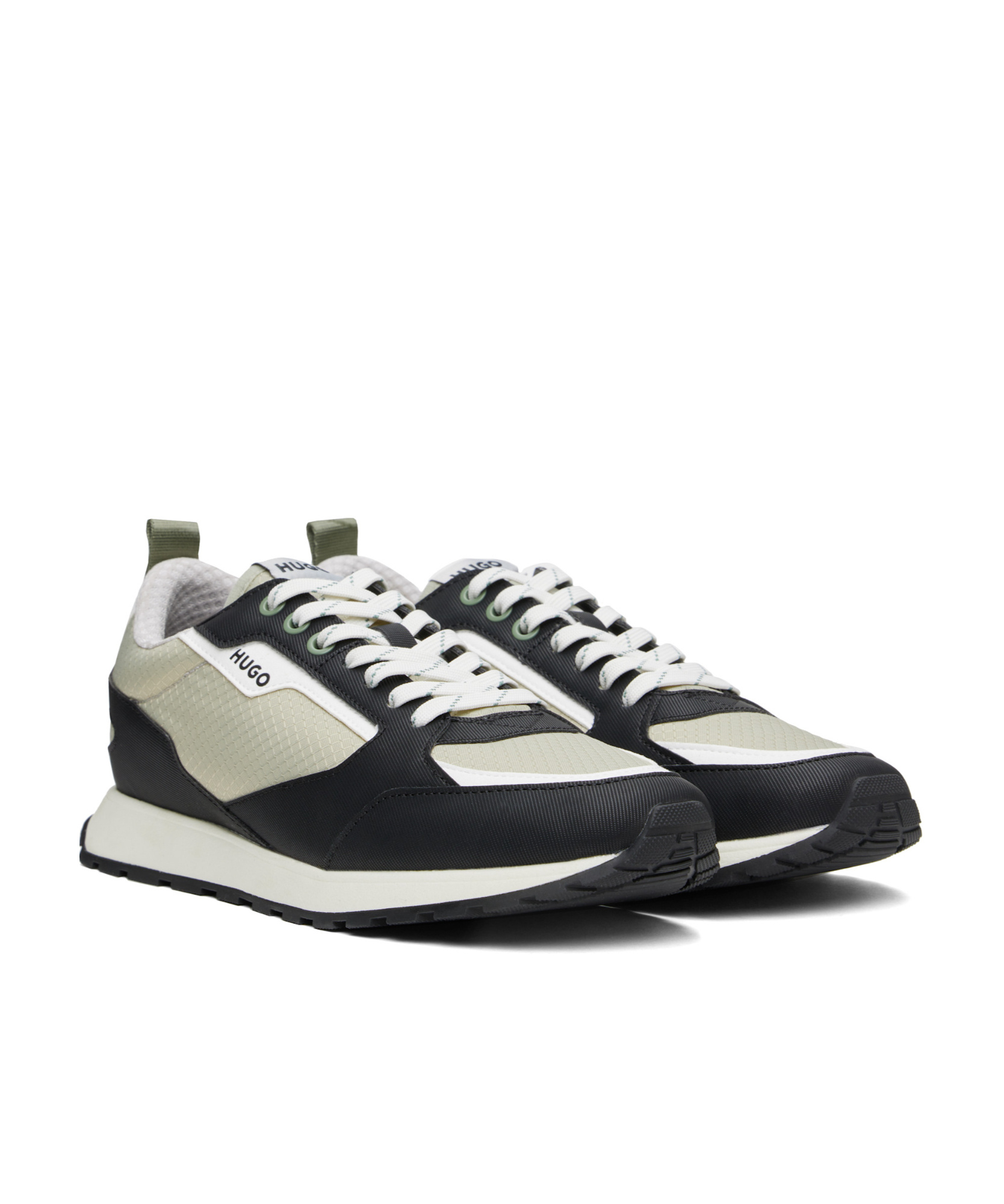 Hugo Boss Hugo Icelin Runner Trainers Beige In Multicolor