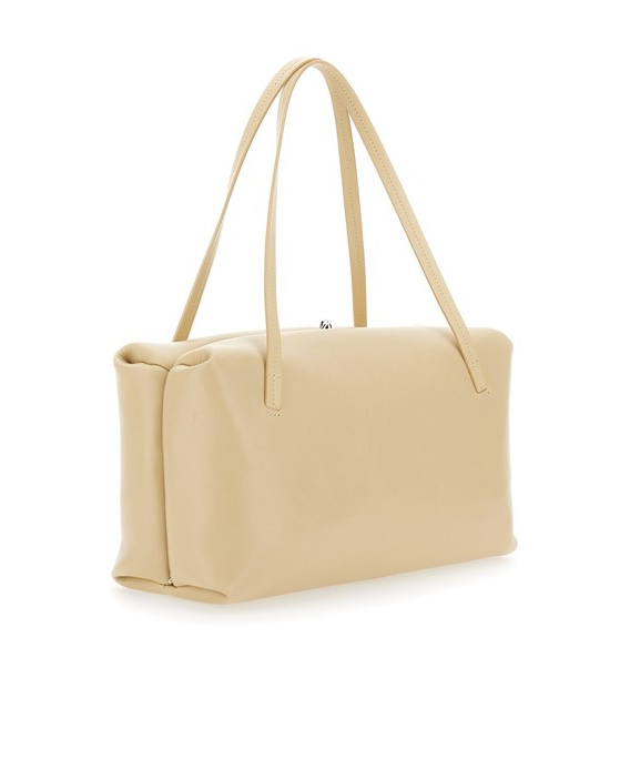 Jil Sander Double Handle Shoulder Bag In Nude