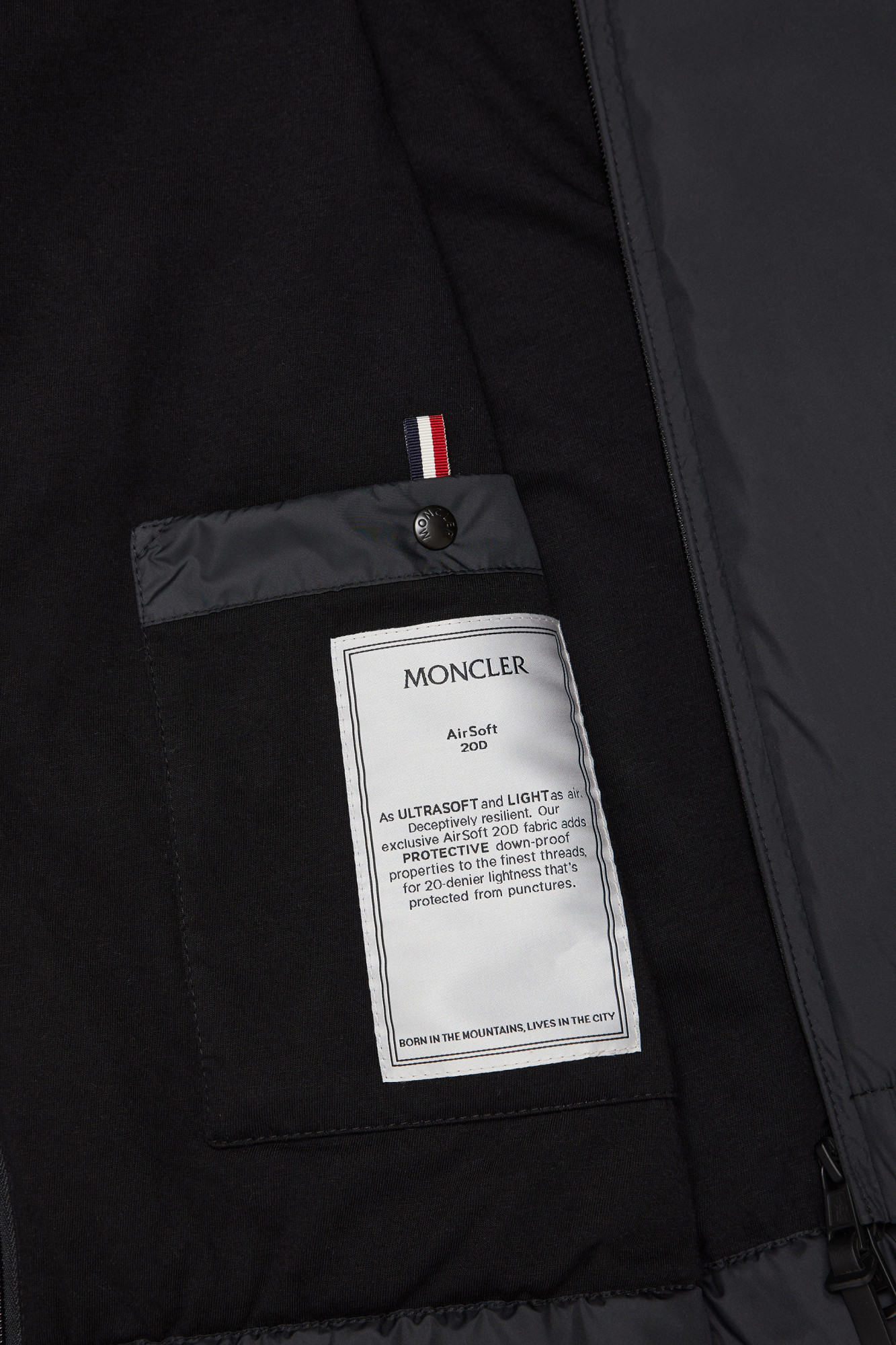 Moncler Coupe-vent Domene À Capuche In Black