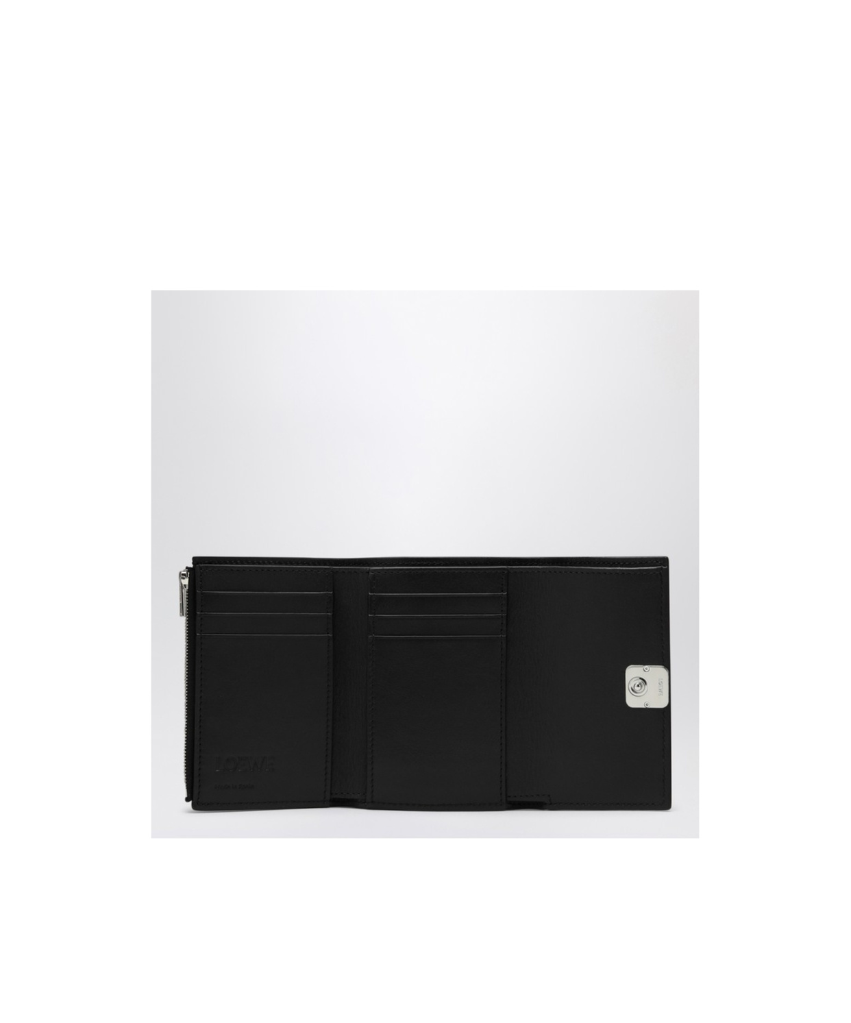 Loewe Folding Wallet In Black