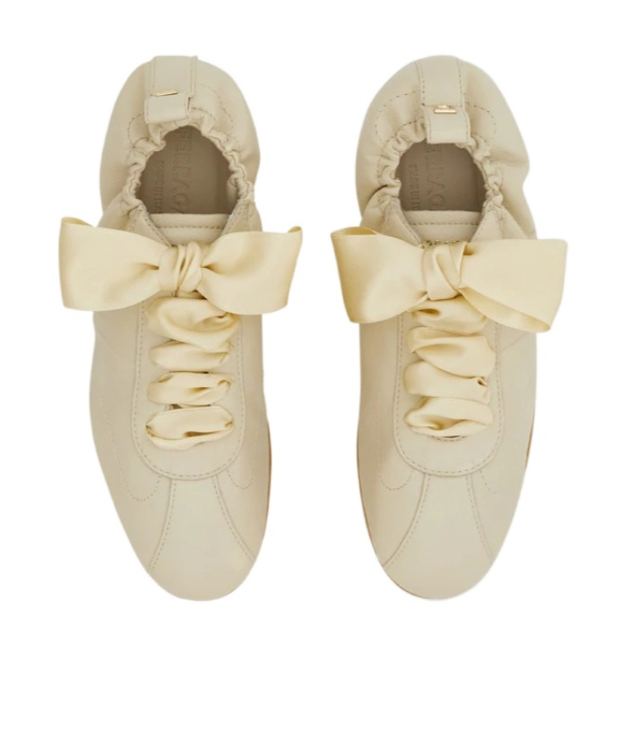 Ferragamo Hybrid Sneaker In Neutral