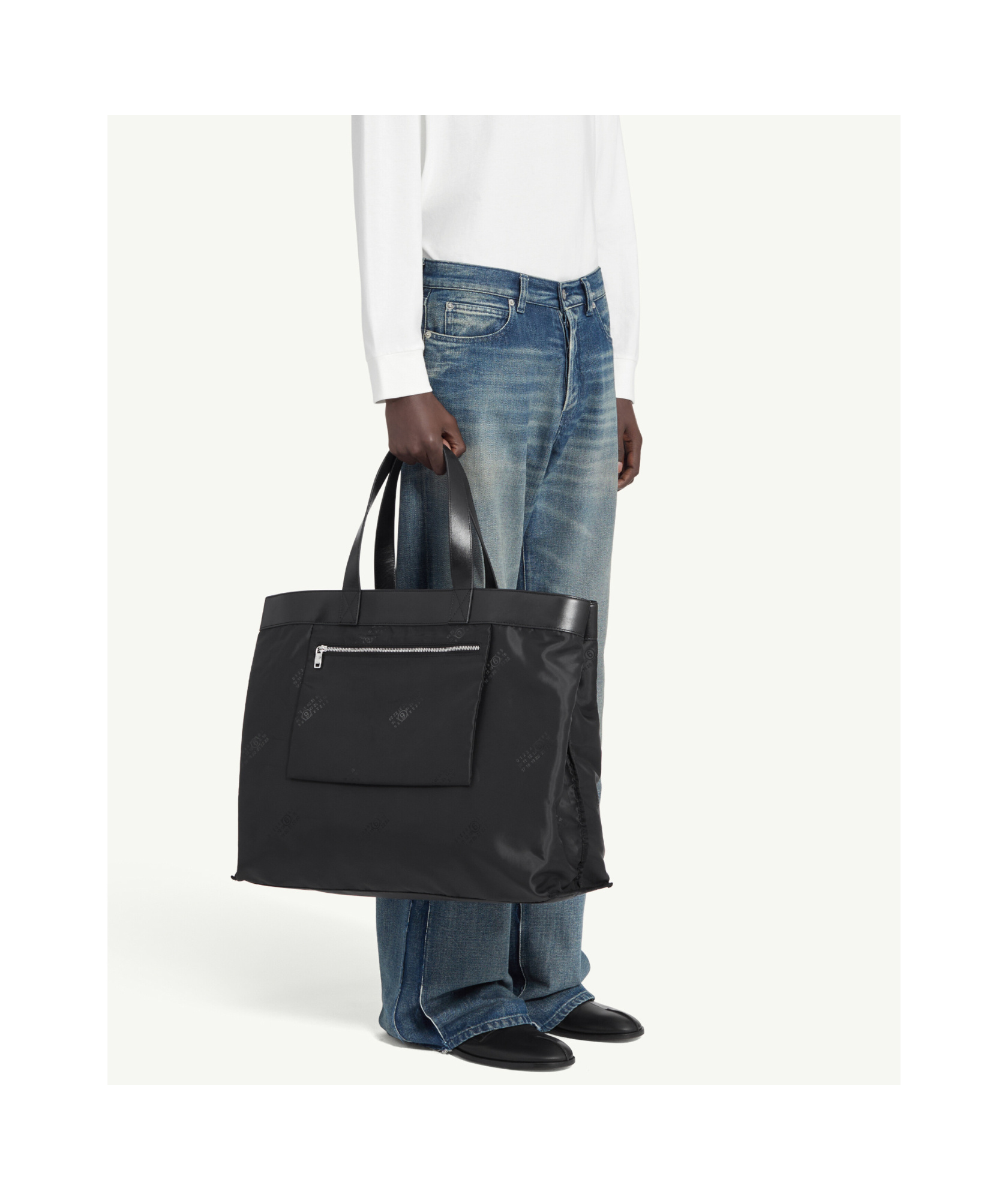 Mm6 Maison Margiela Denim Wide-leg Jeans In Blue