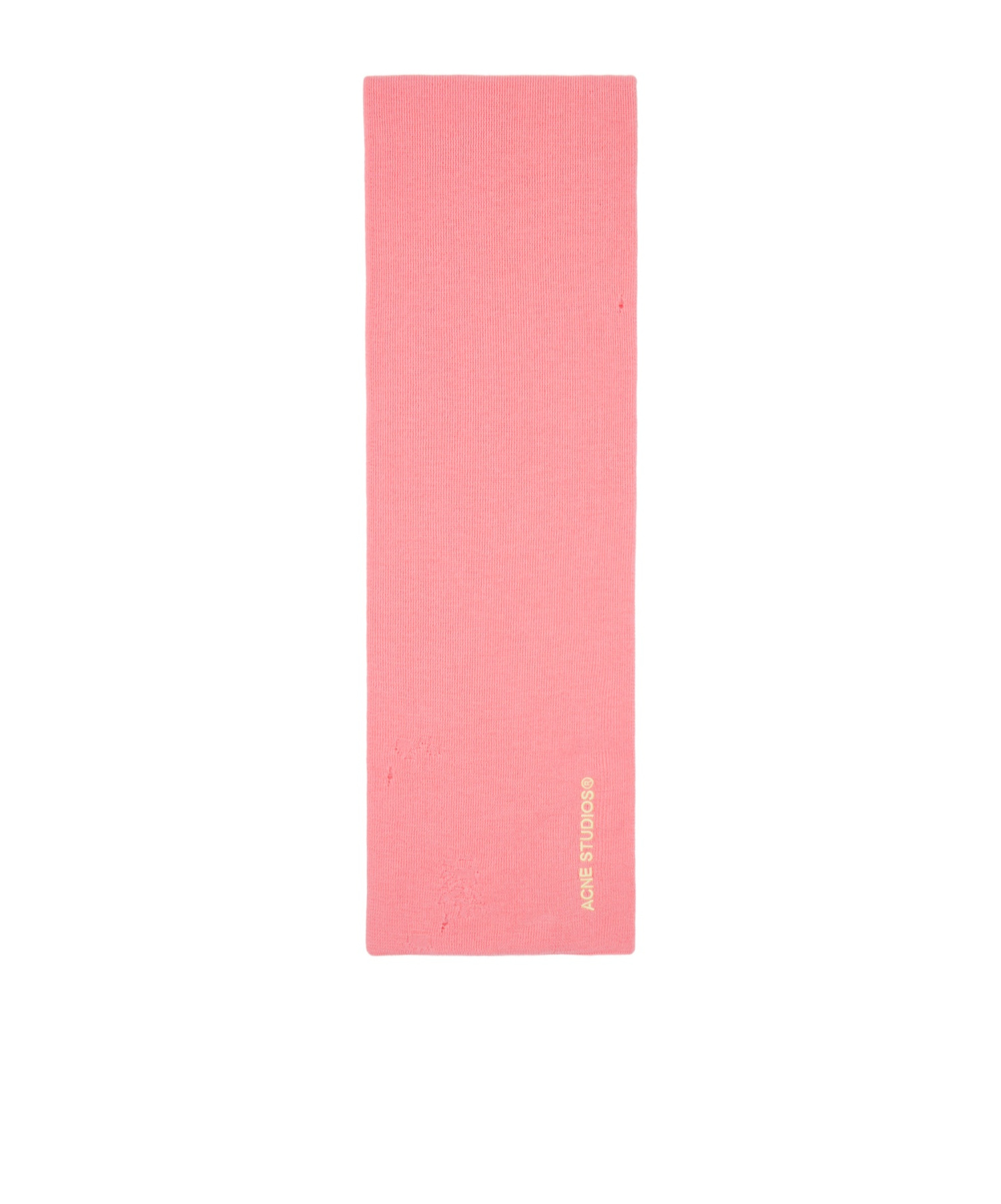 Acne Studios Logo Scarf In Pink