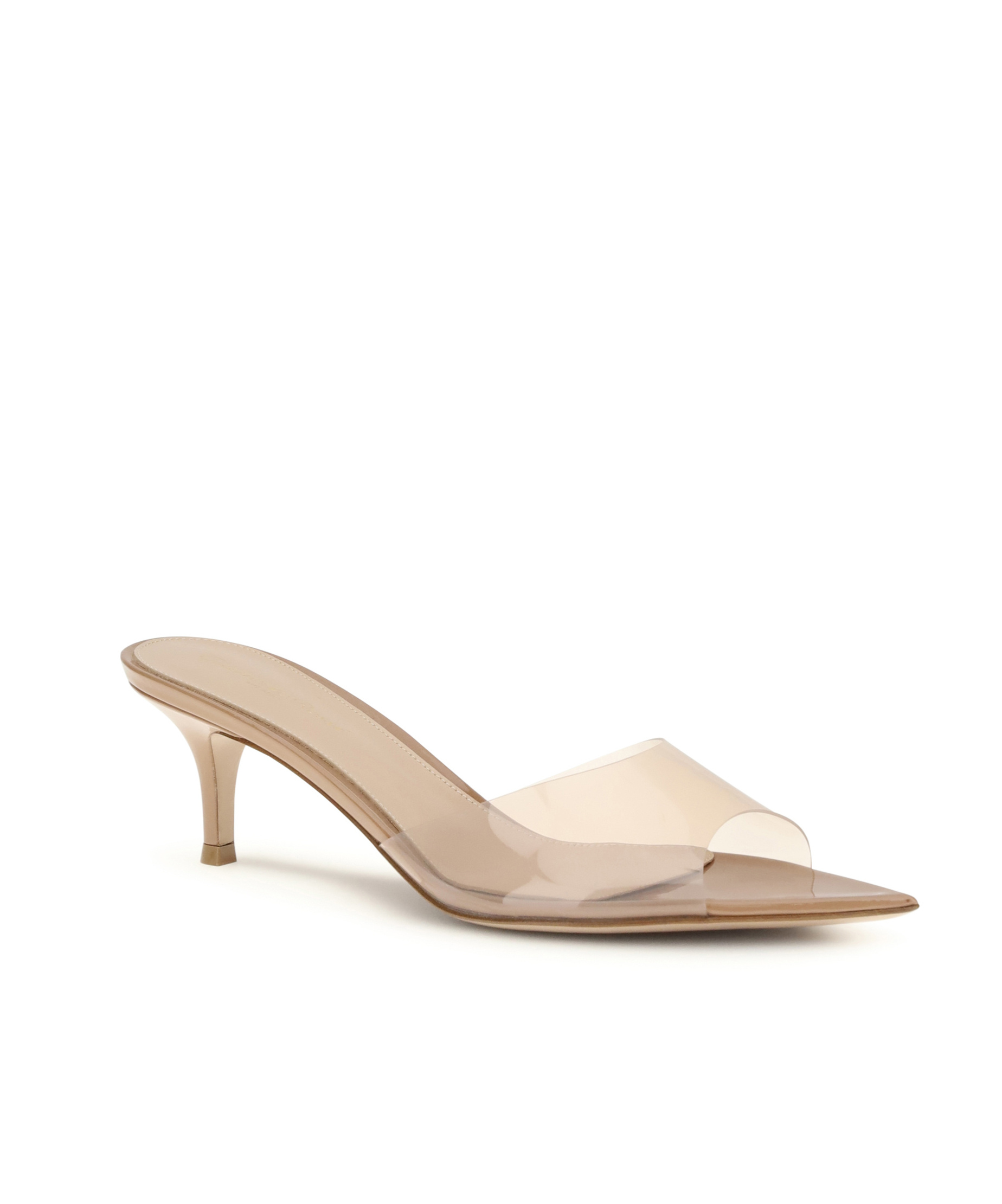 Gianvito Rossi 55mm Elle Pointed-toe Heeled Sandals In Brown