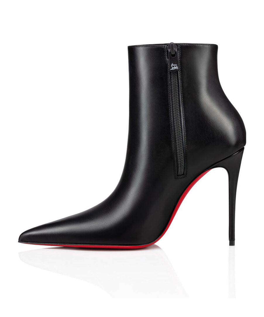 Christian Louboutin 100mm Miss Z Pointed-toe Stiletto Boots In Black