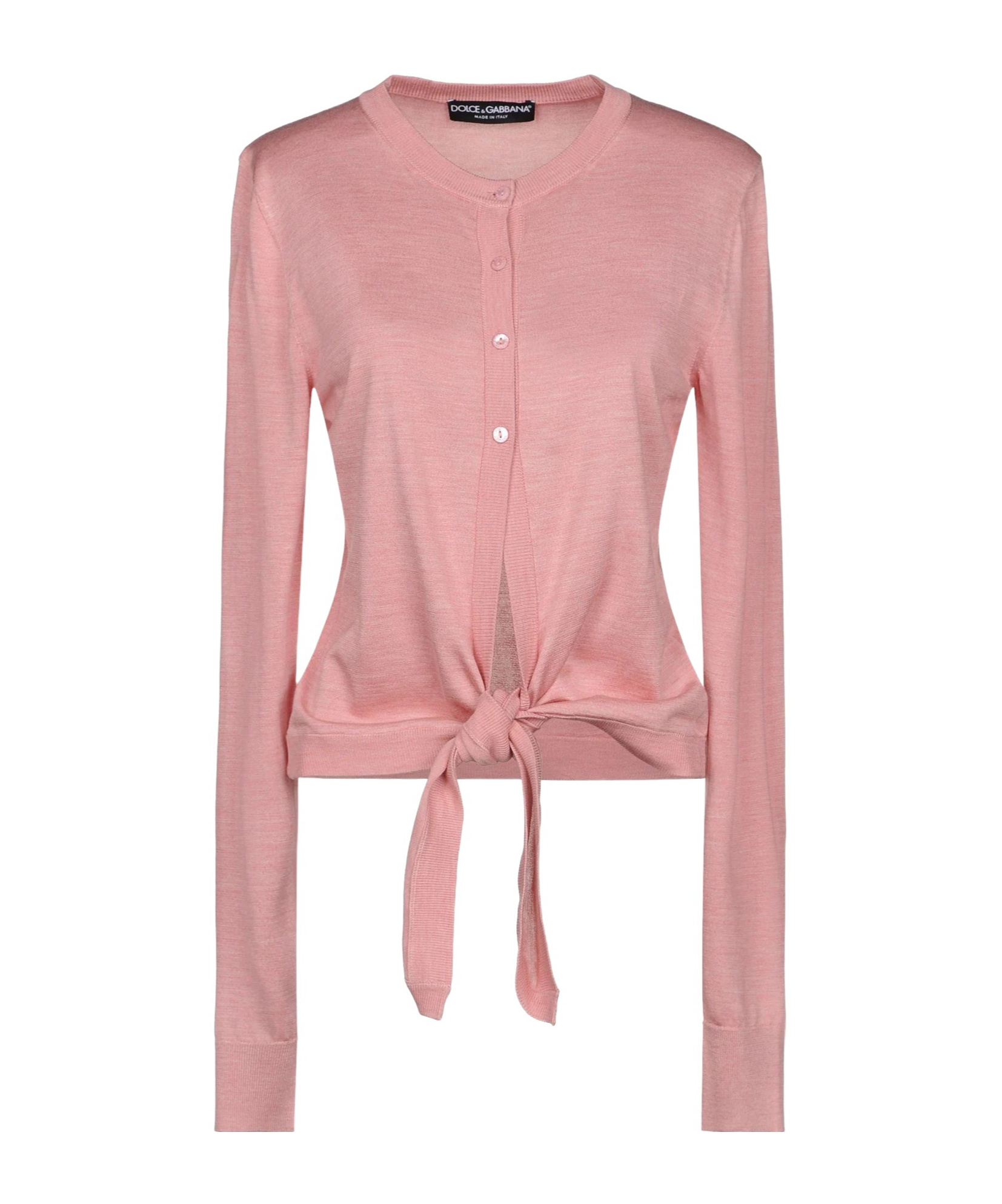 Dolce & Gabbana Minimalist Solid-color Knit Top In Pink
